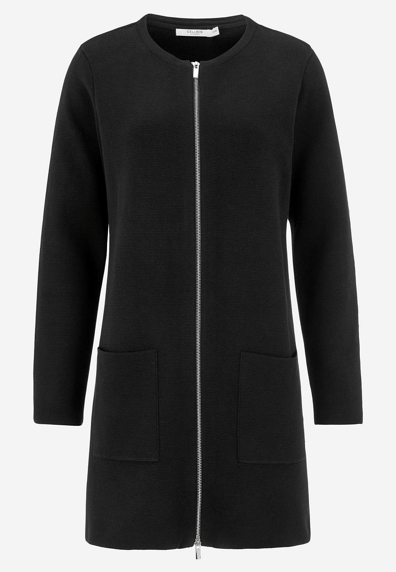 Cardigan with zip