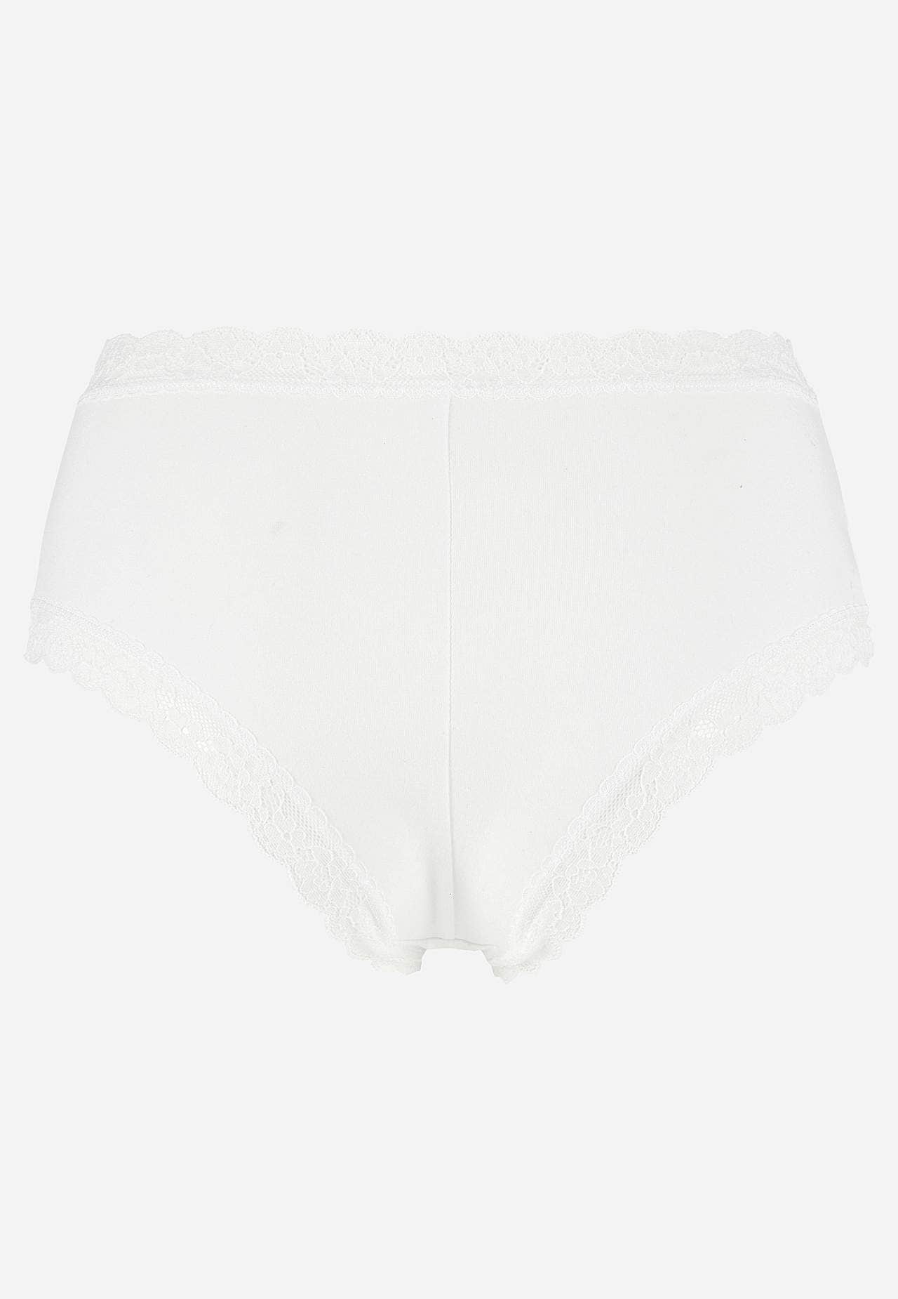 Women's briefs with lace and brazilian cut 3-pack