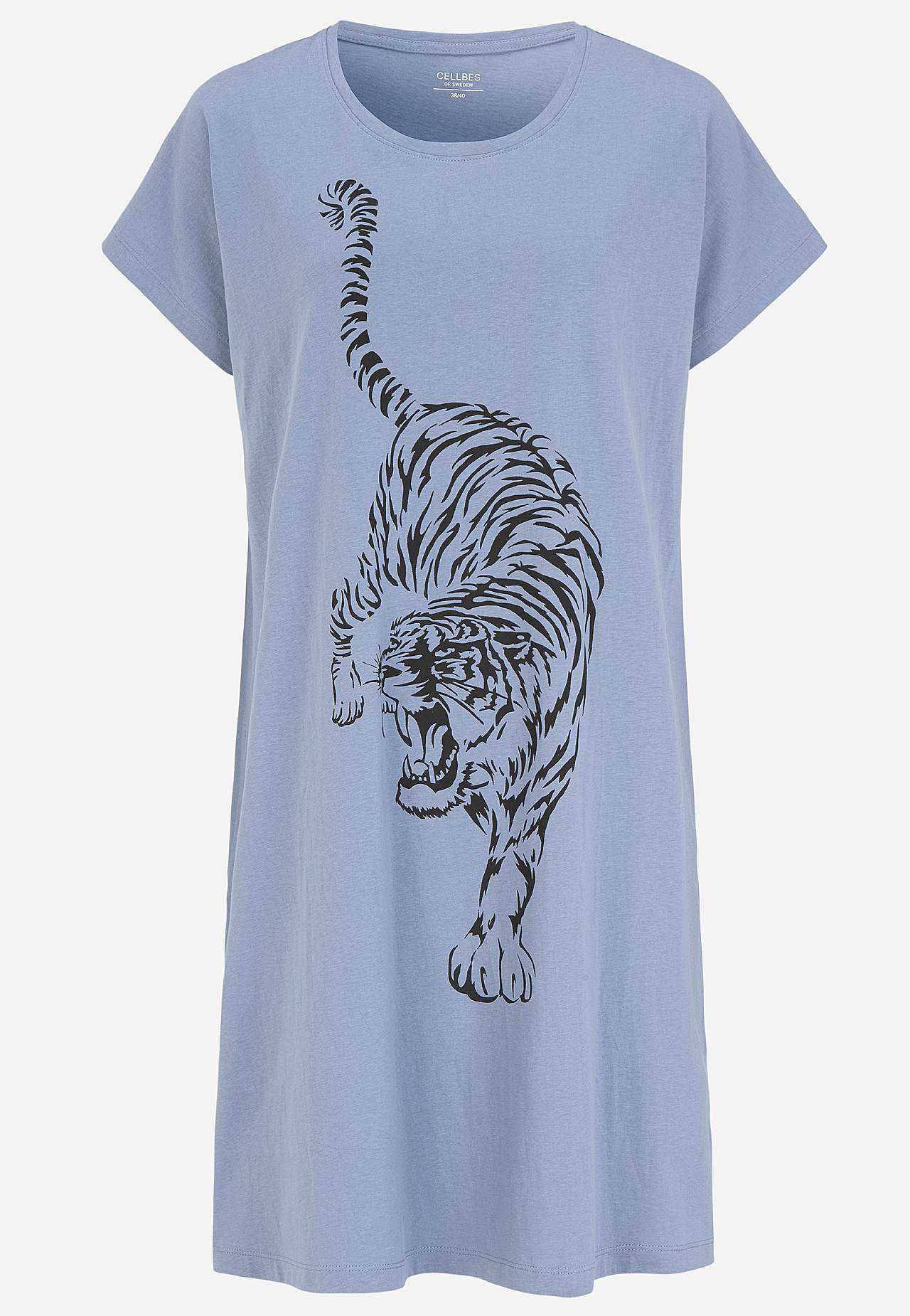 Patterned nightdress in cotton 2-pack