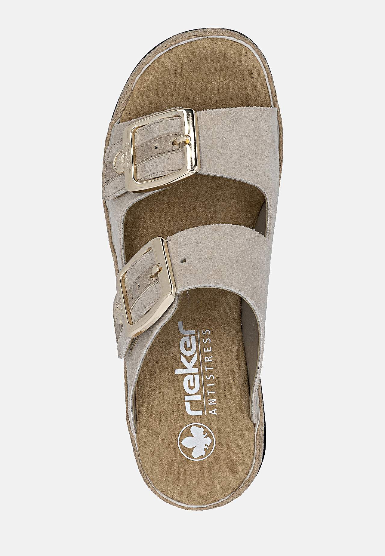 Skinnsandal med justerbara remmar