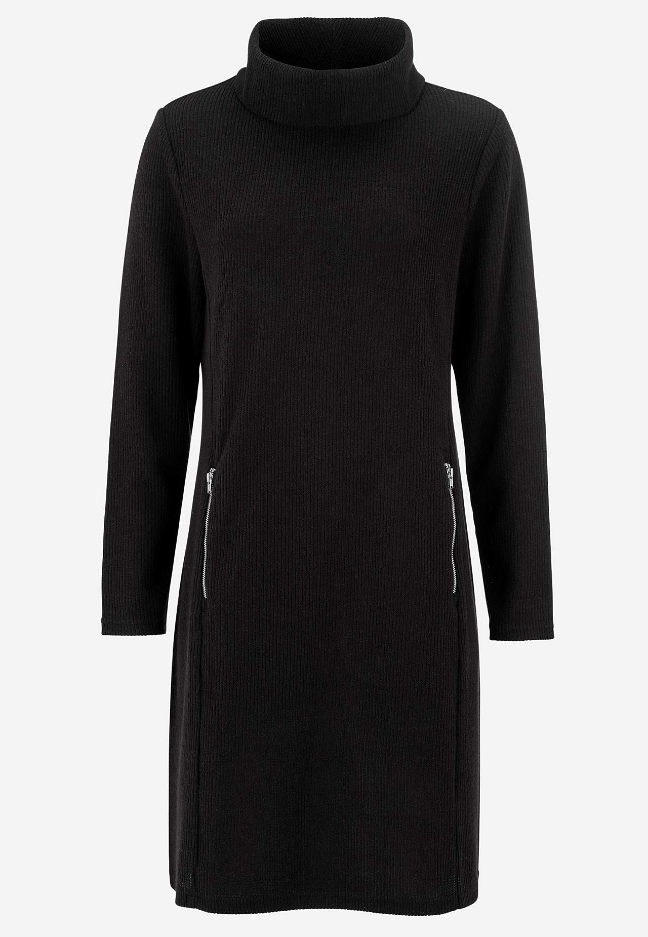 Super soft dress with collar