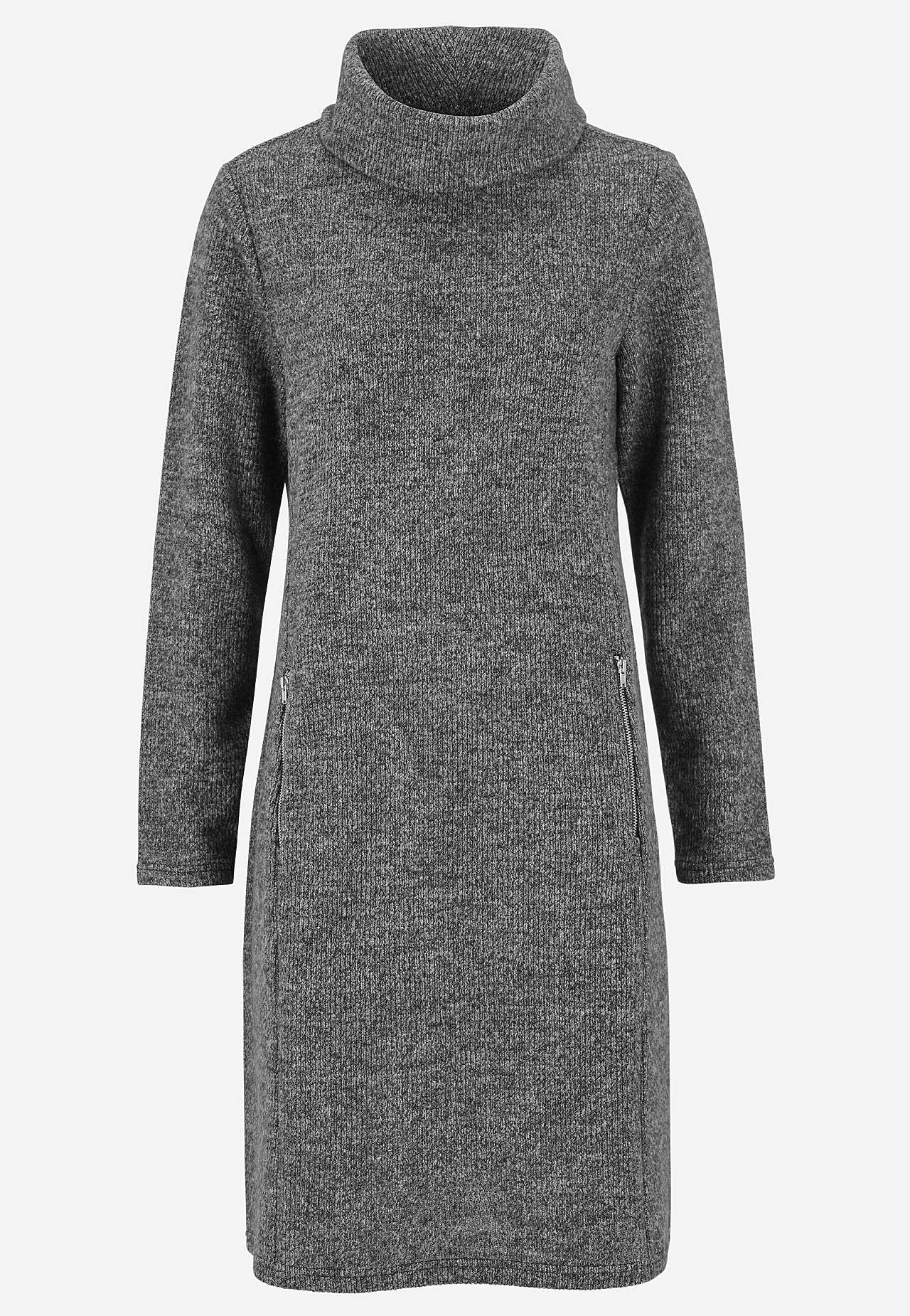 Super soft dress with collar Beata