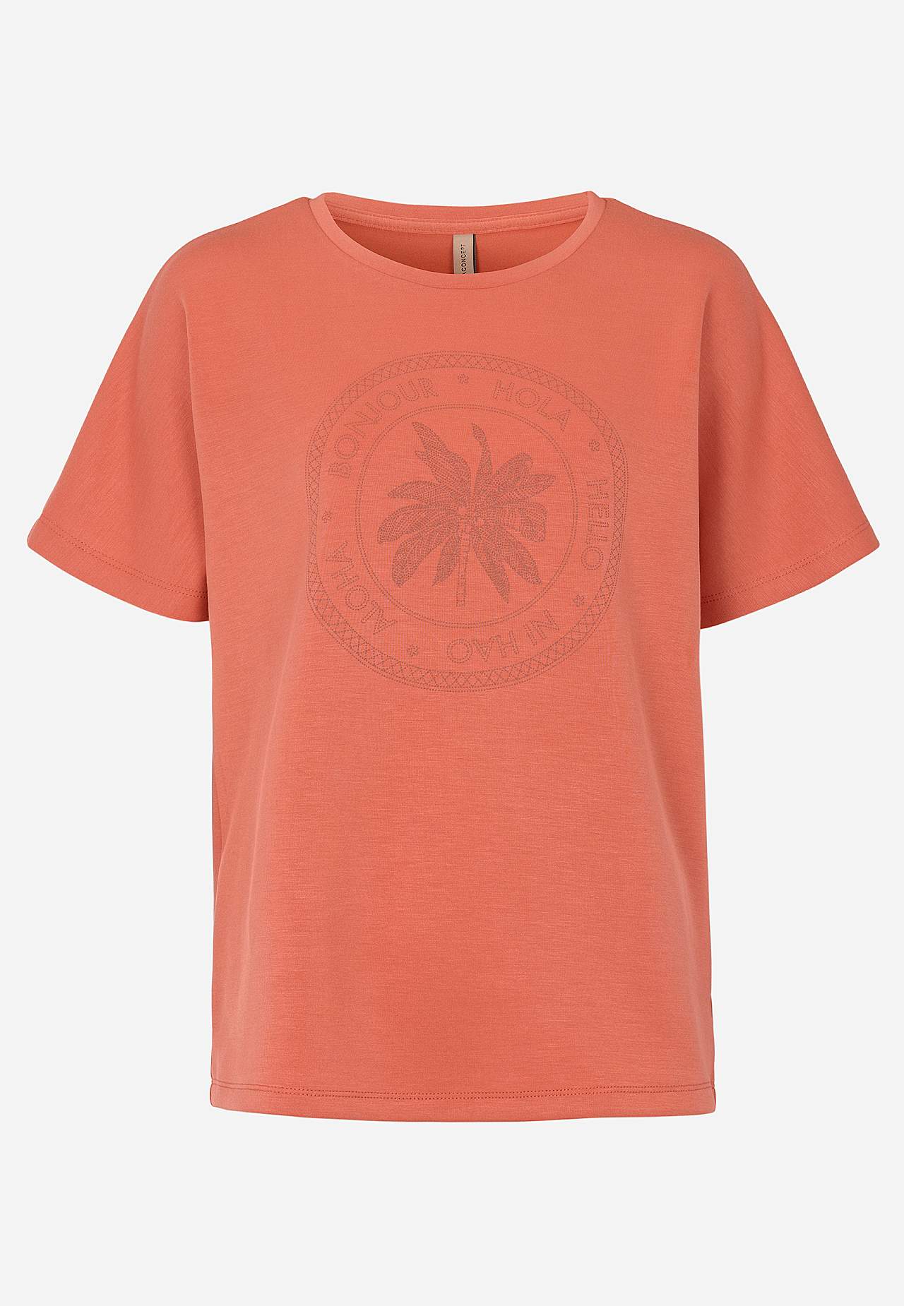 Superblød t-shirt med tryk billede