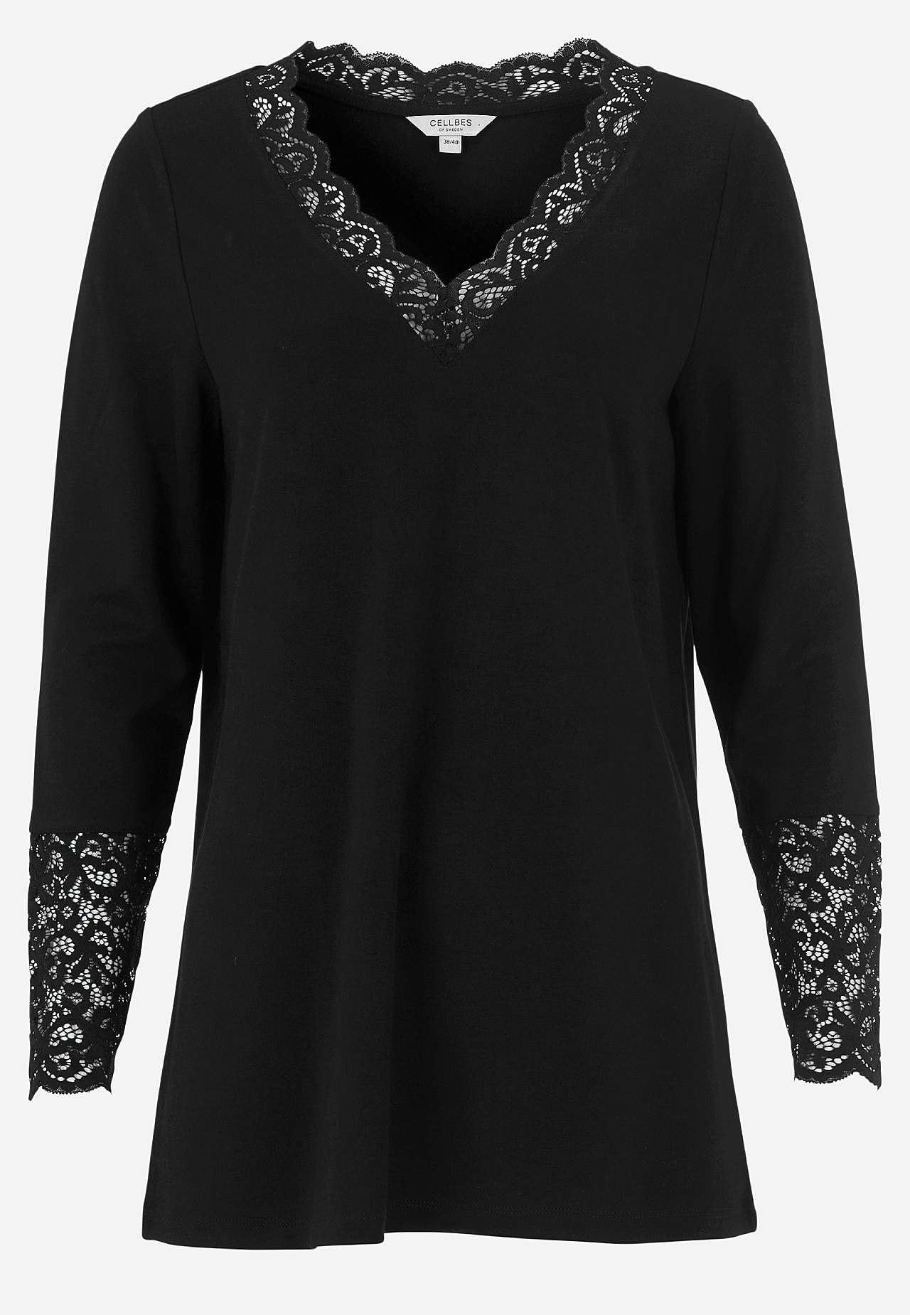 Jersey tuniq with lace details