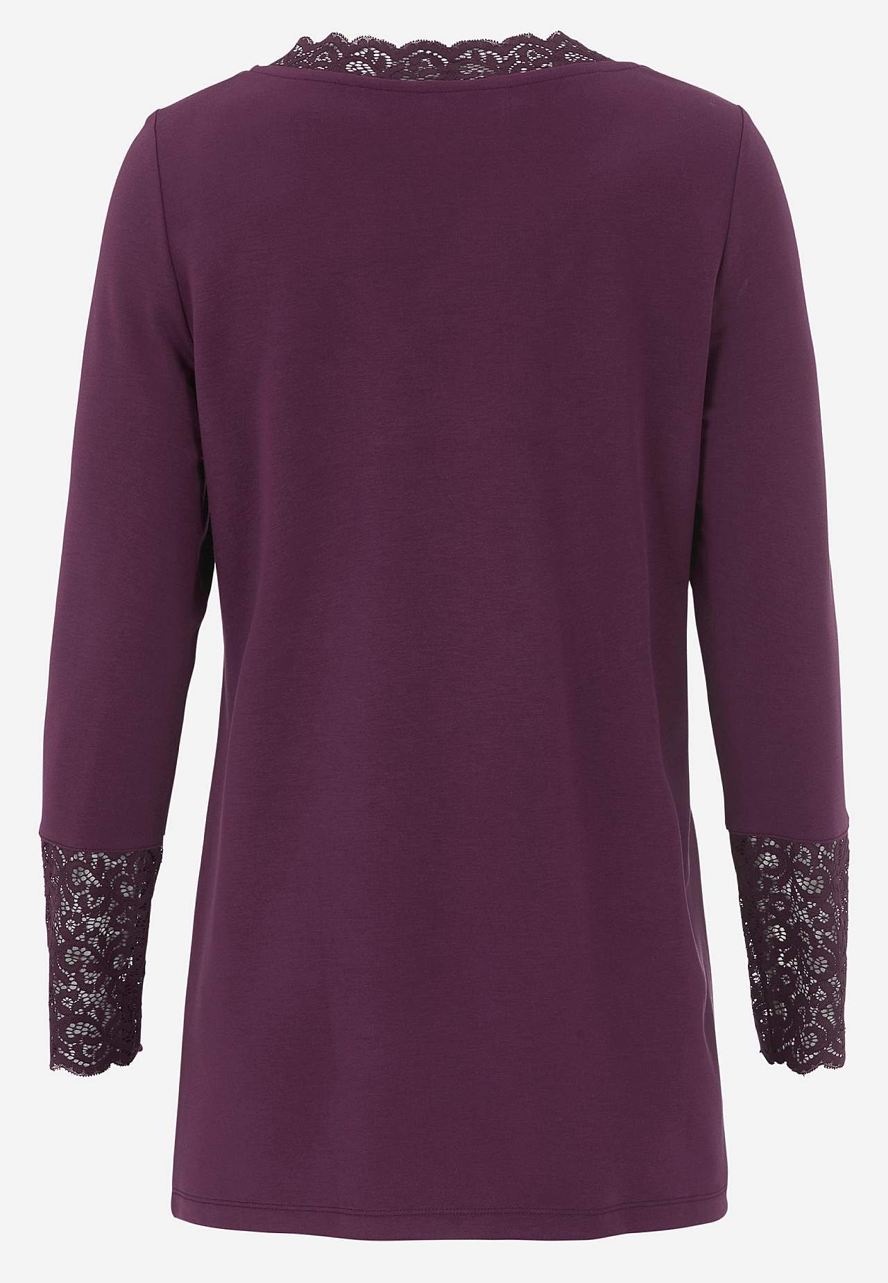 Jersey tuniq with lace details