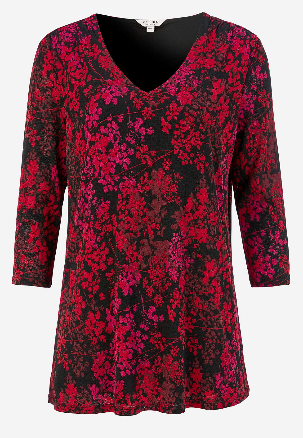 Tunic with a flower pattern