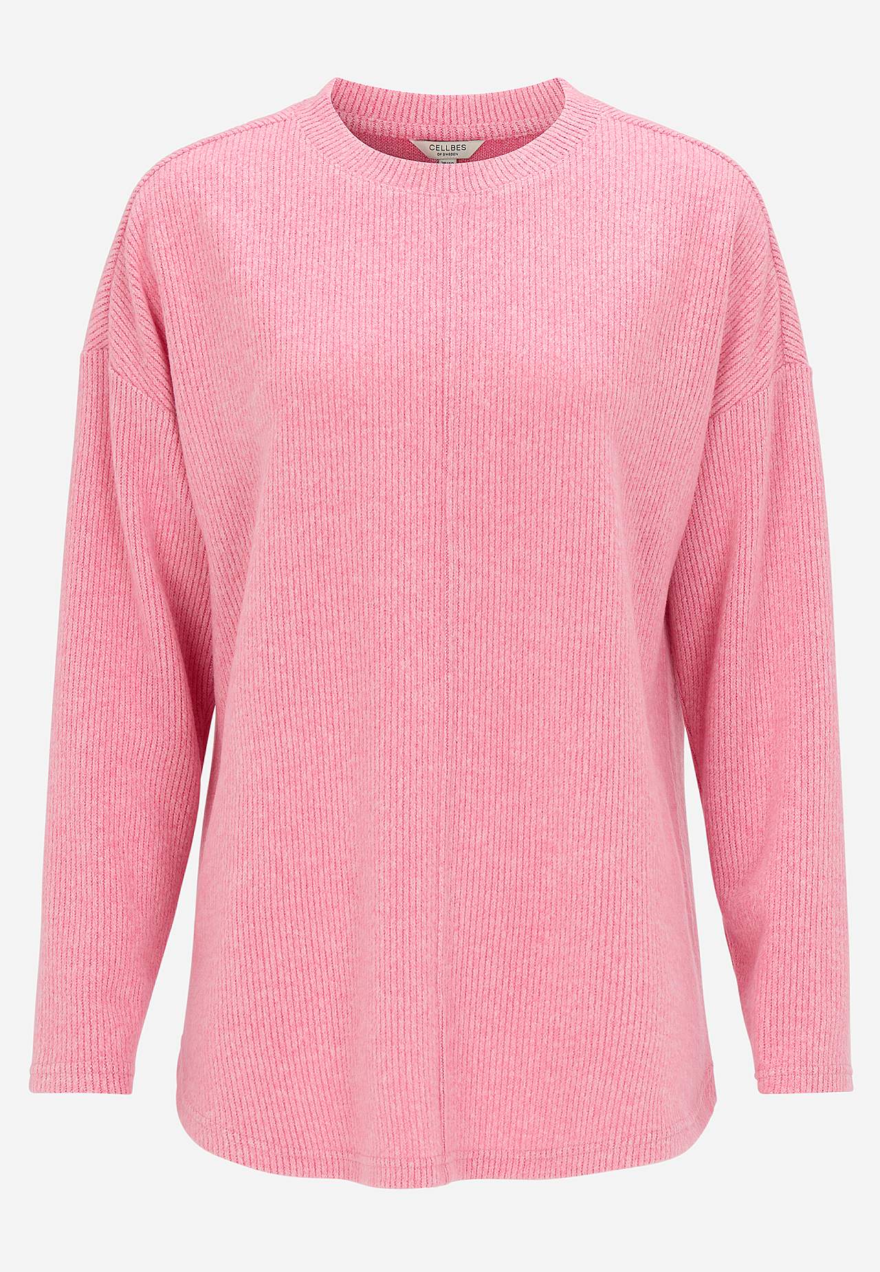 Super soft sweater with decorative center seam Beata