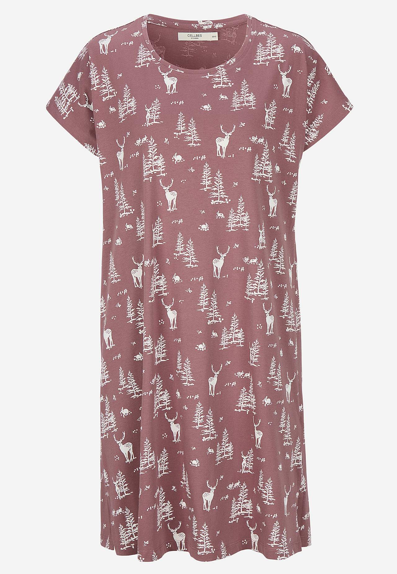 Short-sleeved nightdress 2-pack