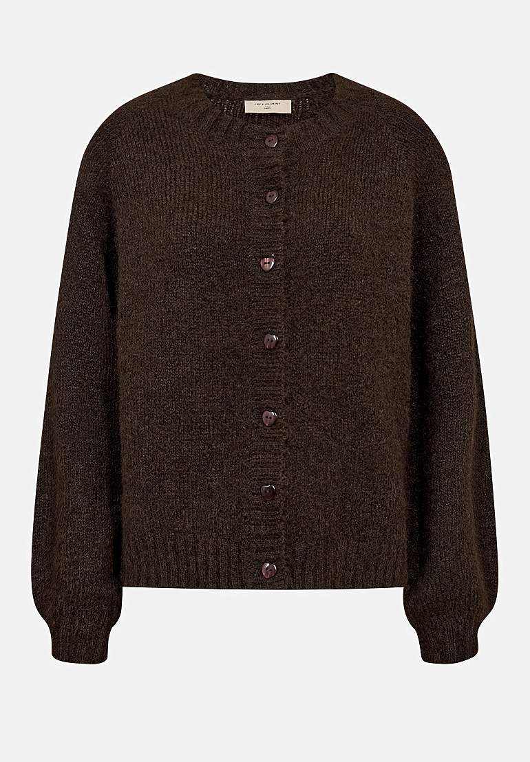 Strikket, myk cardigan