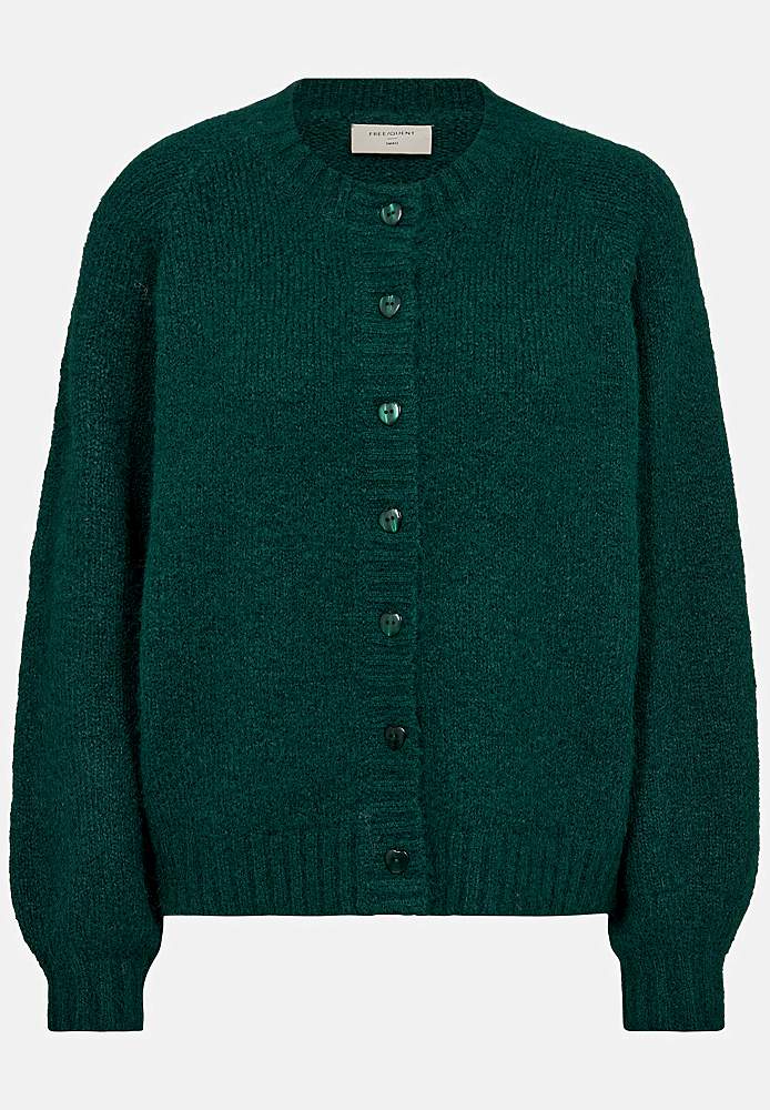 Strikket, myk cardigan