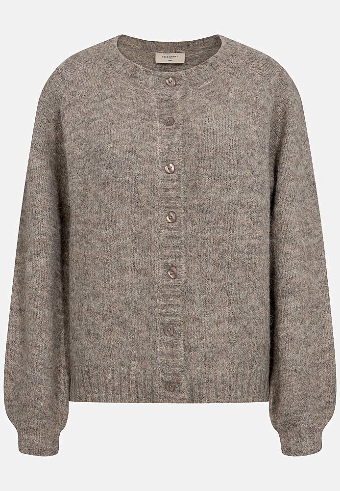 Strikket, myk cardigan