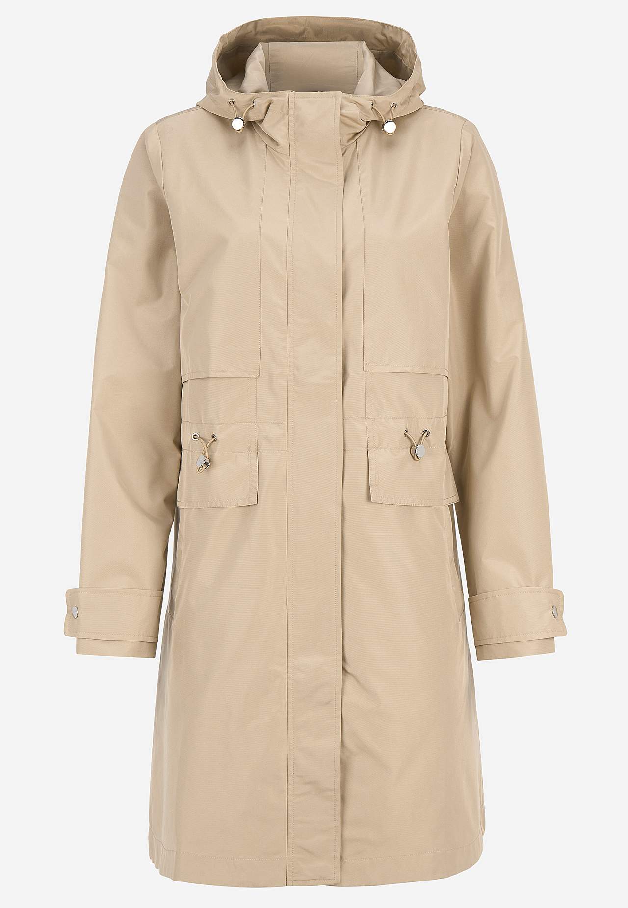 Stylish, lined parka