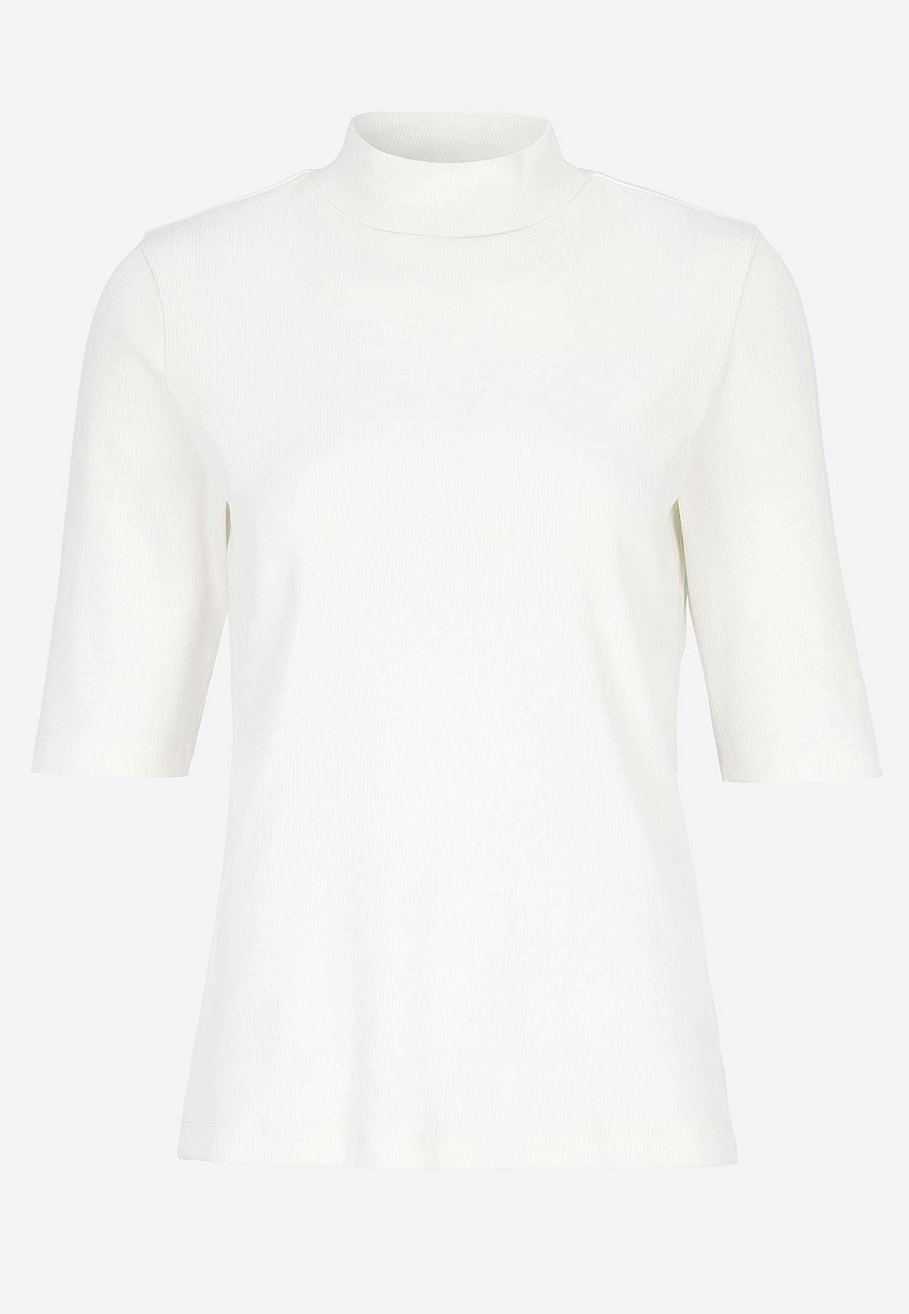 Ribbed top with turtleneck