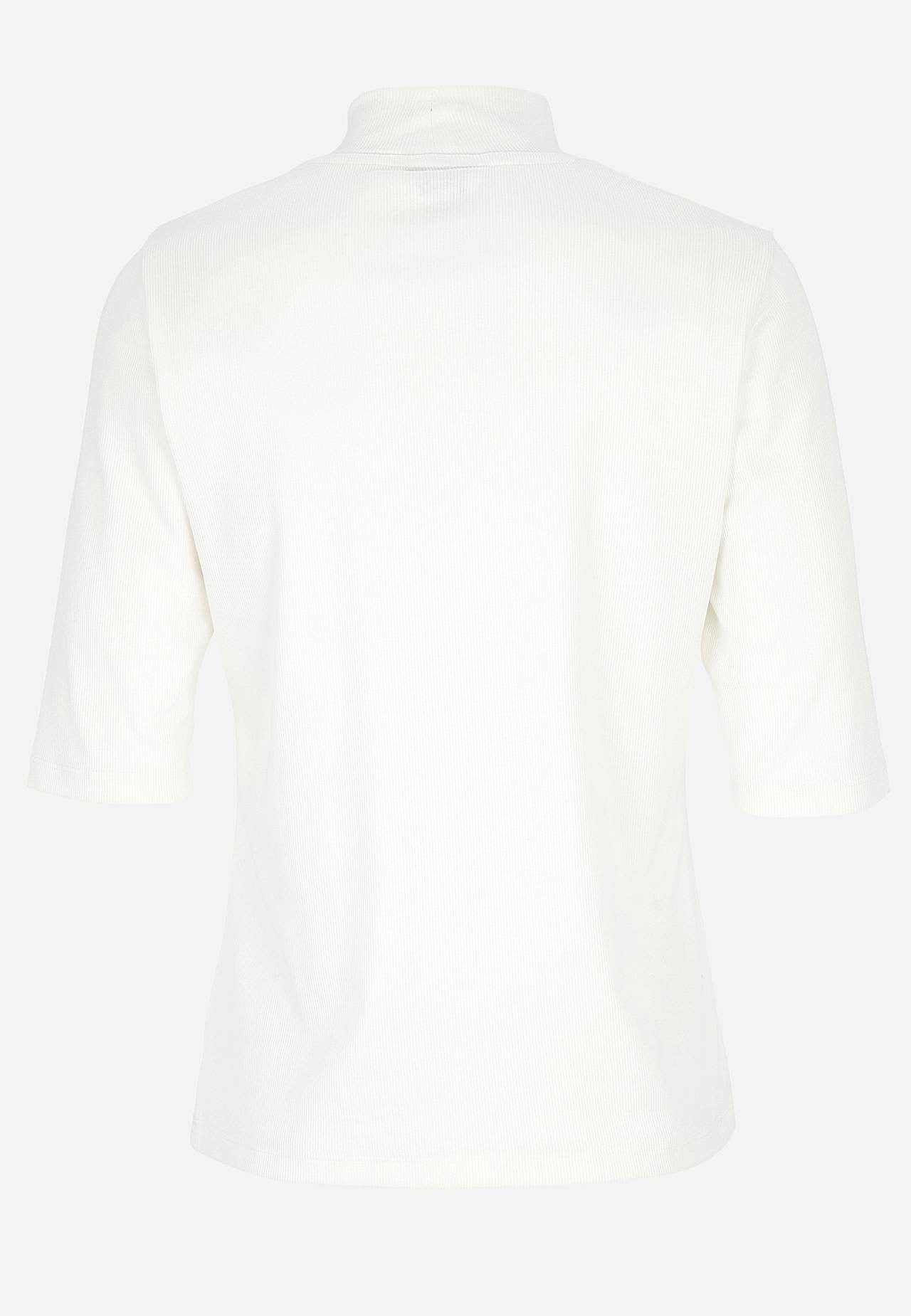 Ribbed top with turtleneck