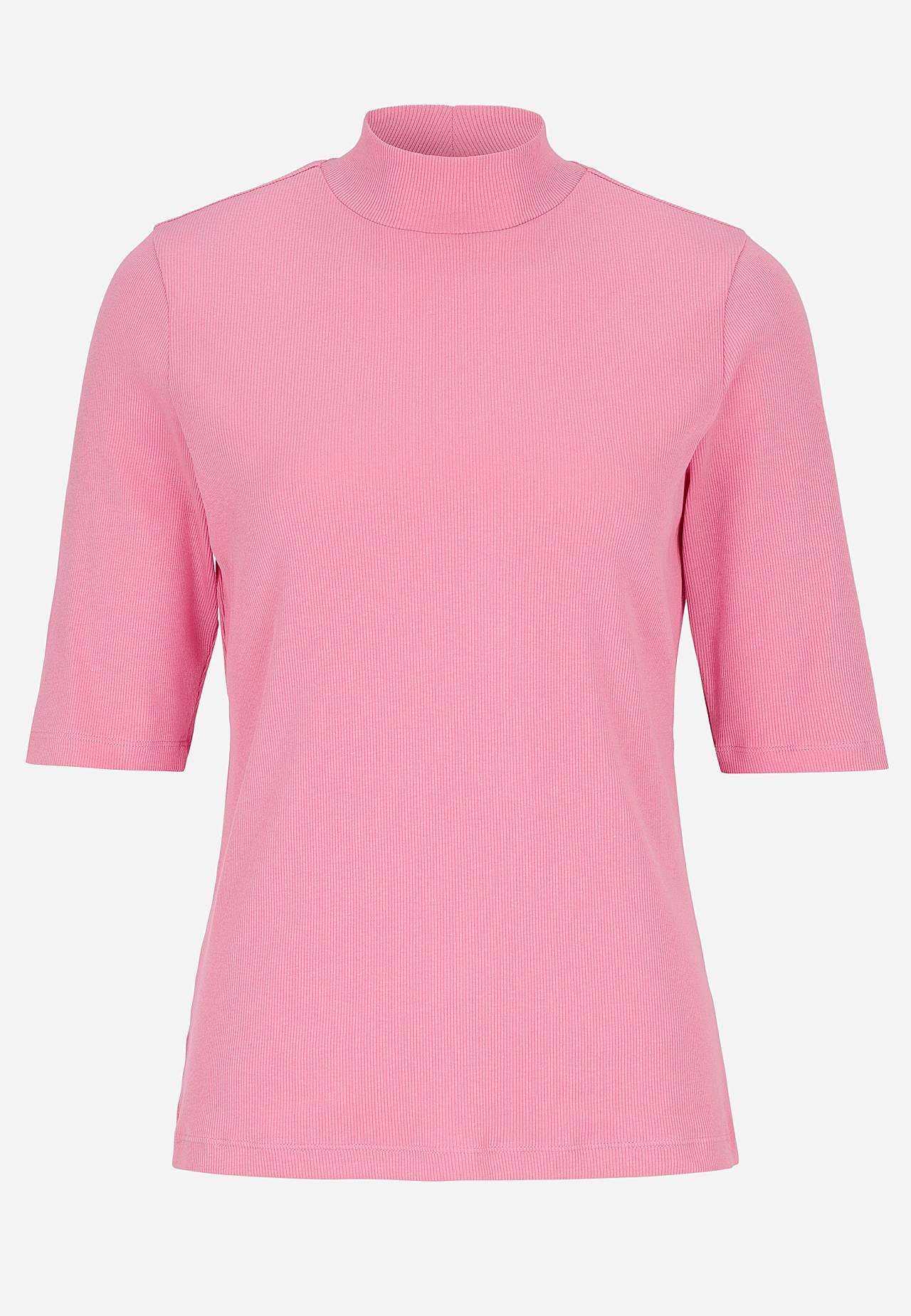 Ribbed top with turtleneck