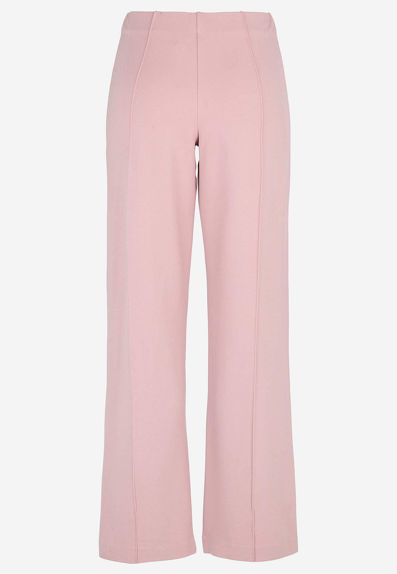 Wide trousers in Punto di Roma jersey Lisa