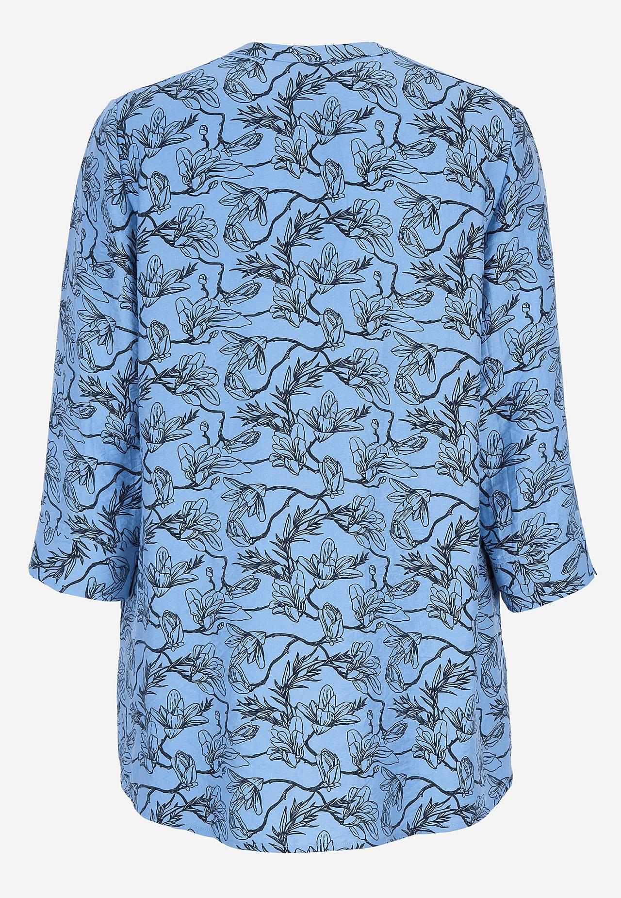 Woven tunic top with pockets