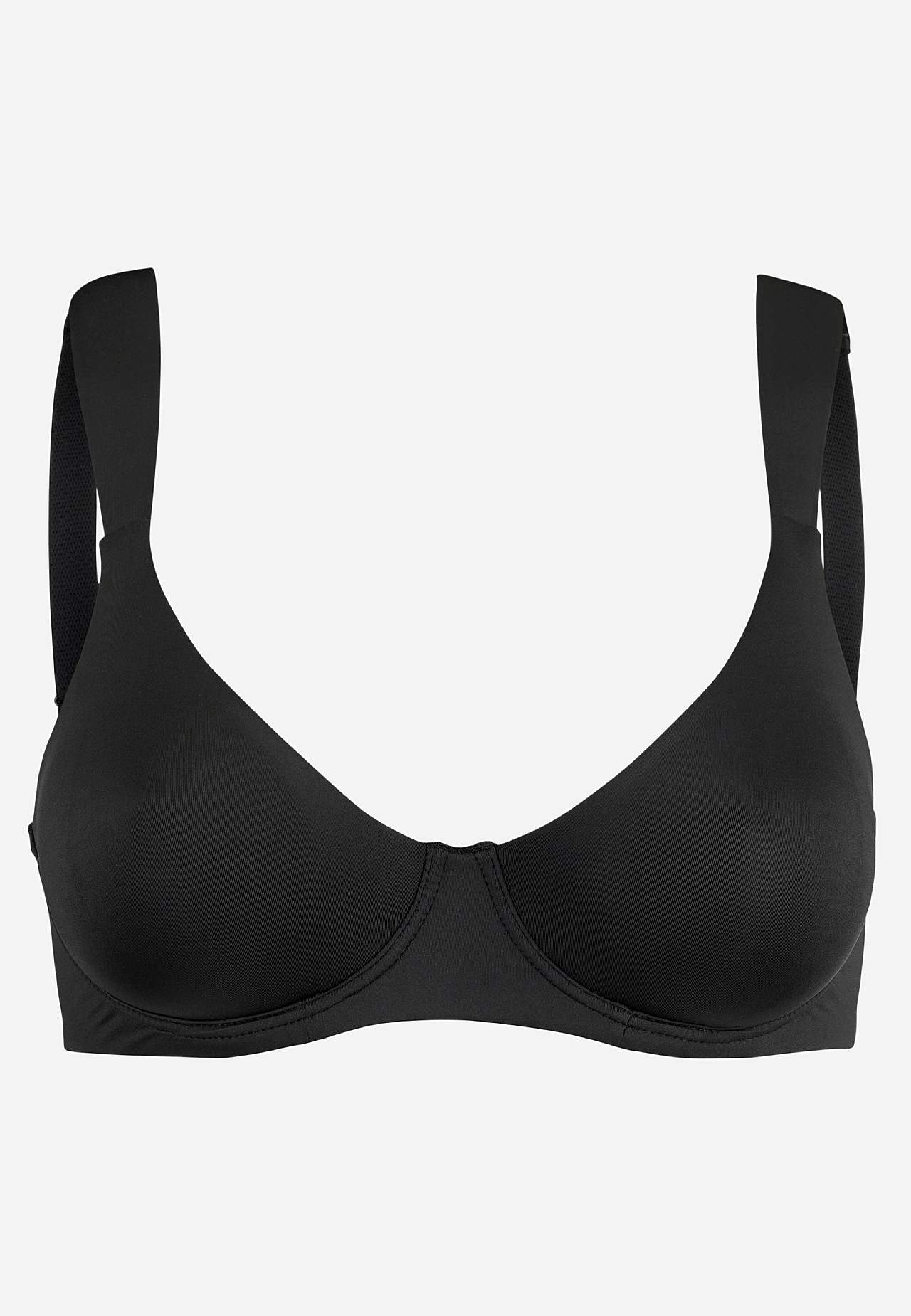 Unpadded underwired bra