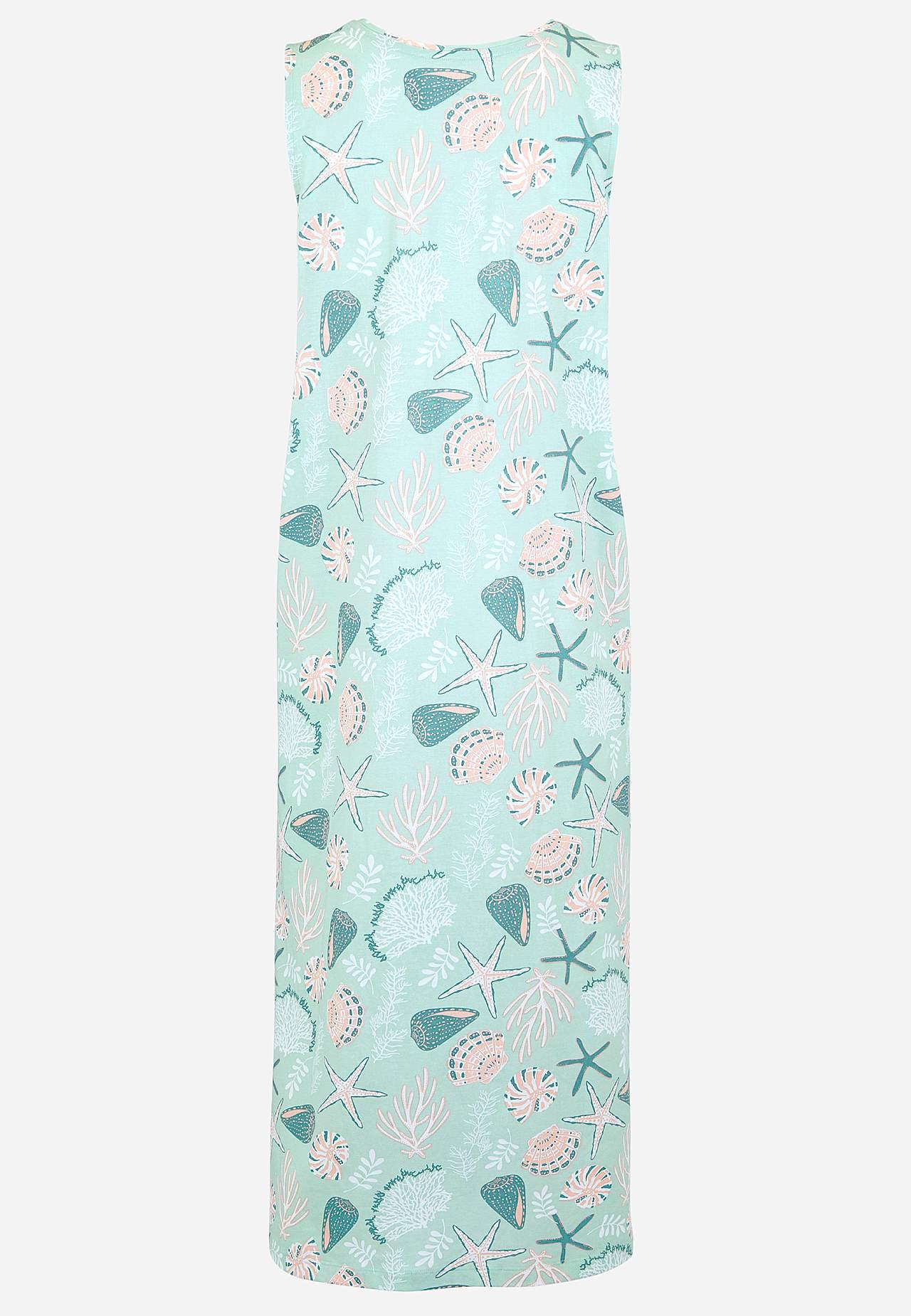 Patterned, sleeveless nightdress