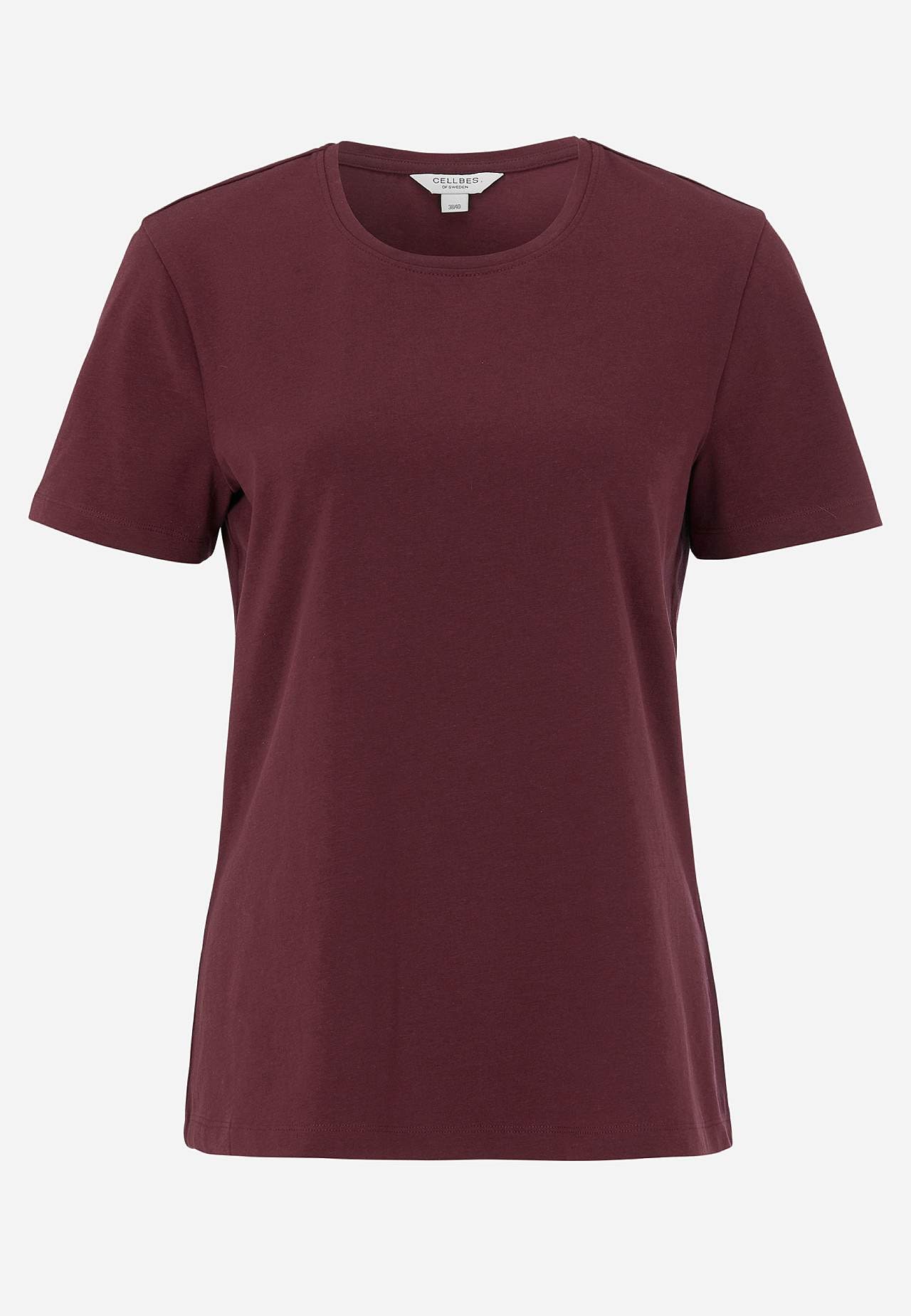 Short-sleeved jersey top