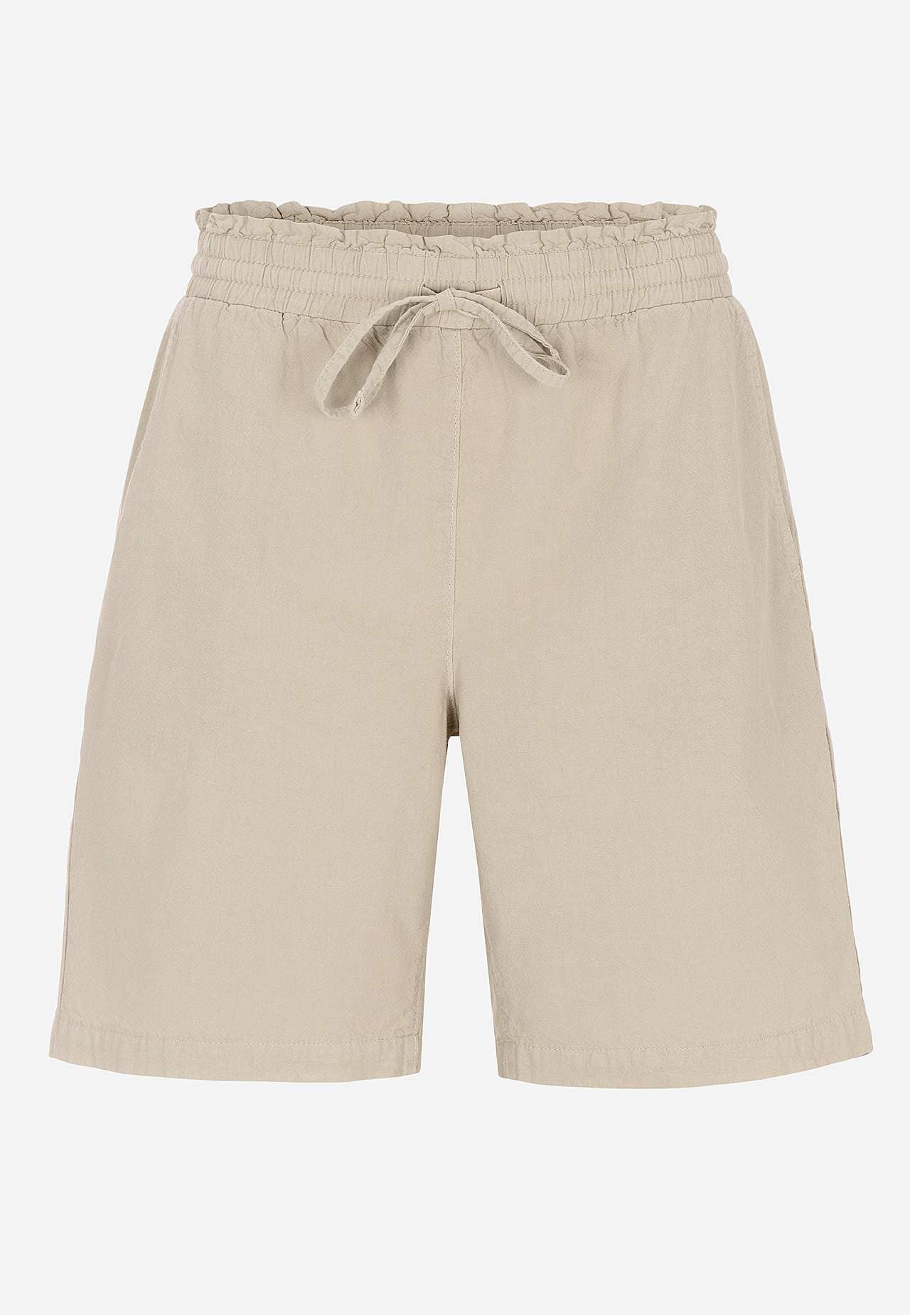 Shorts in washed cotton