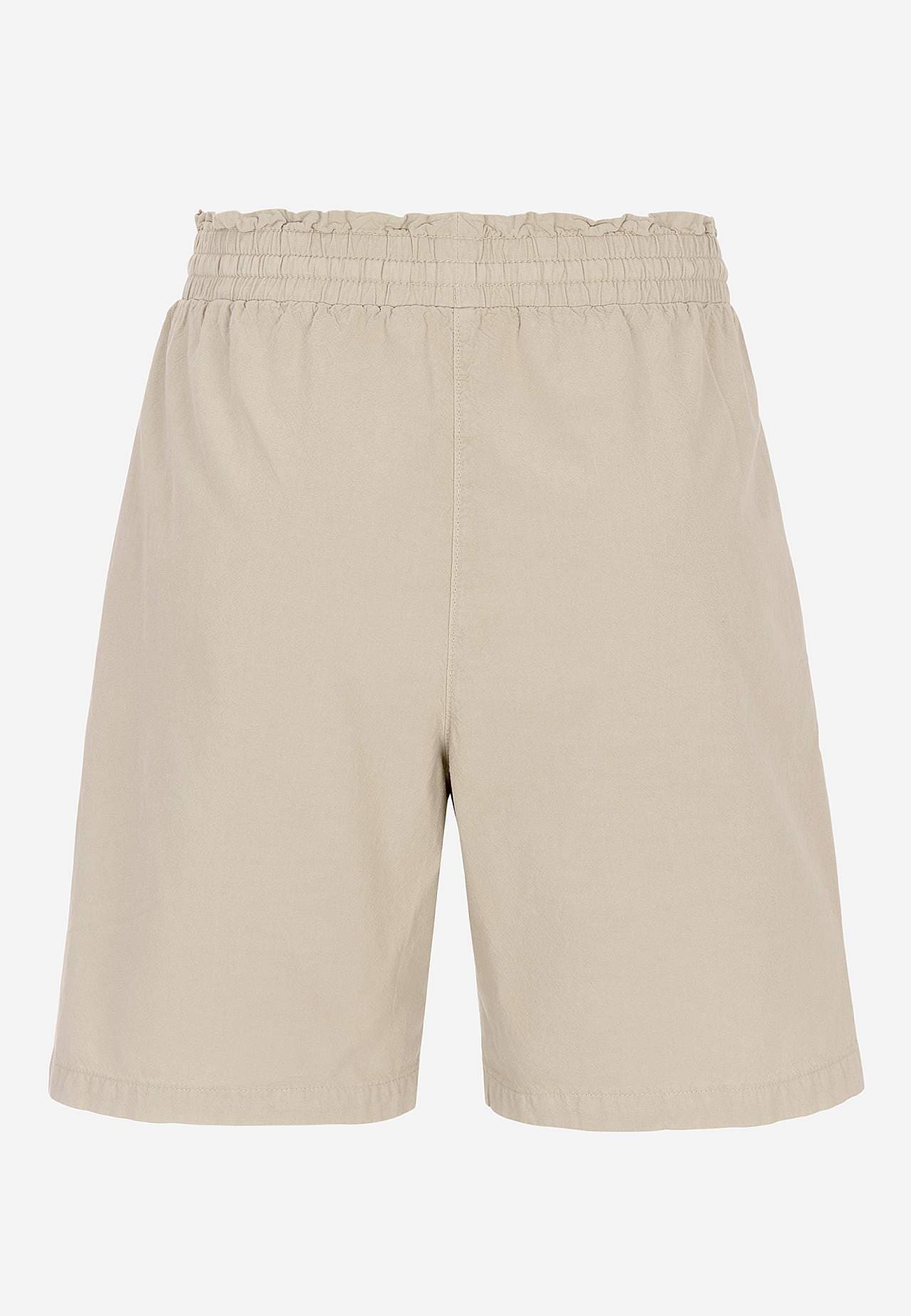 Shorts in washed cotton