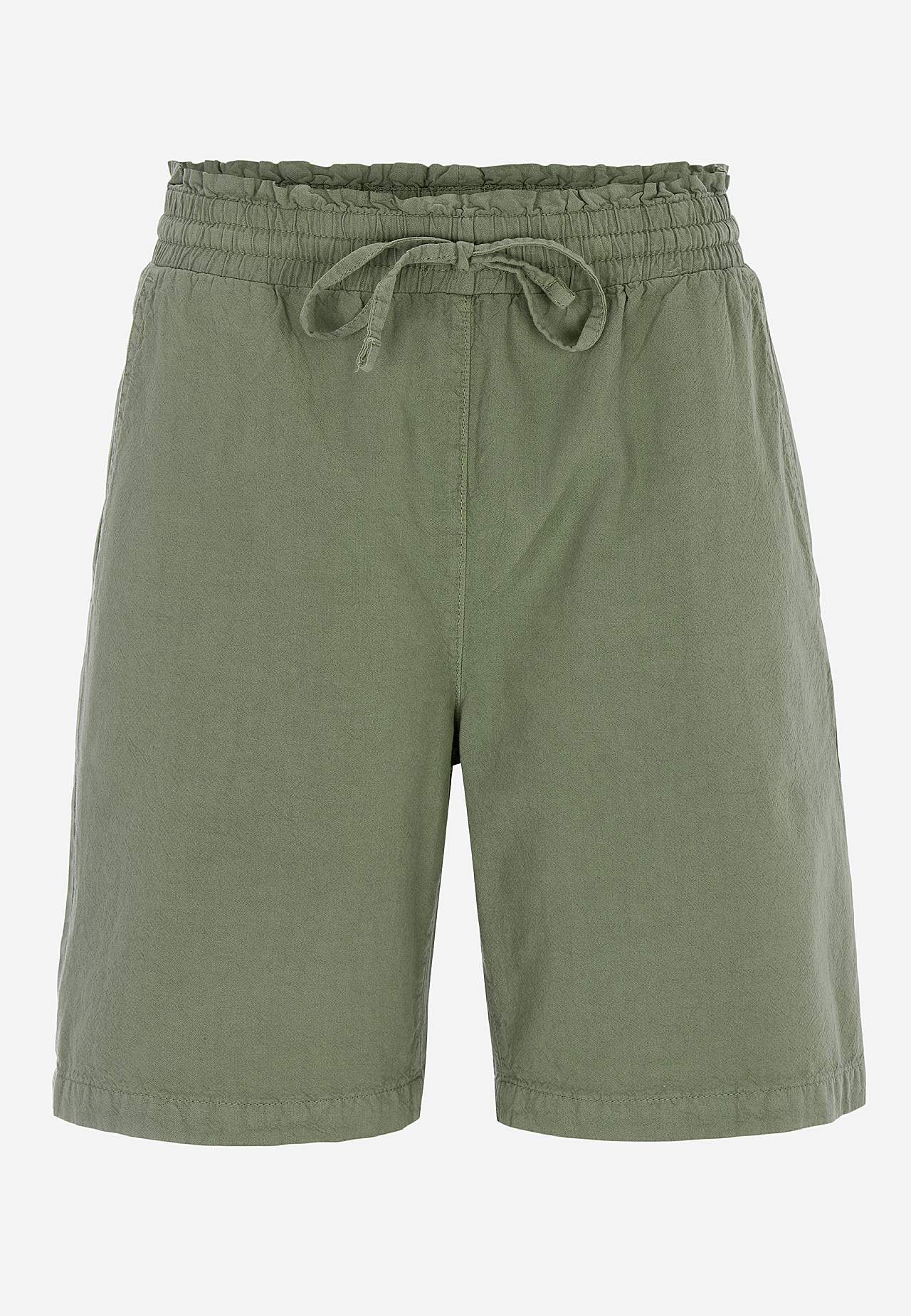 Shorts in washed cotton