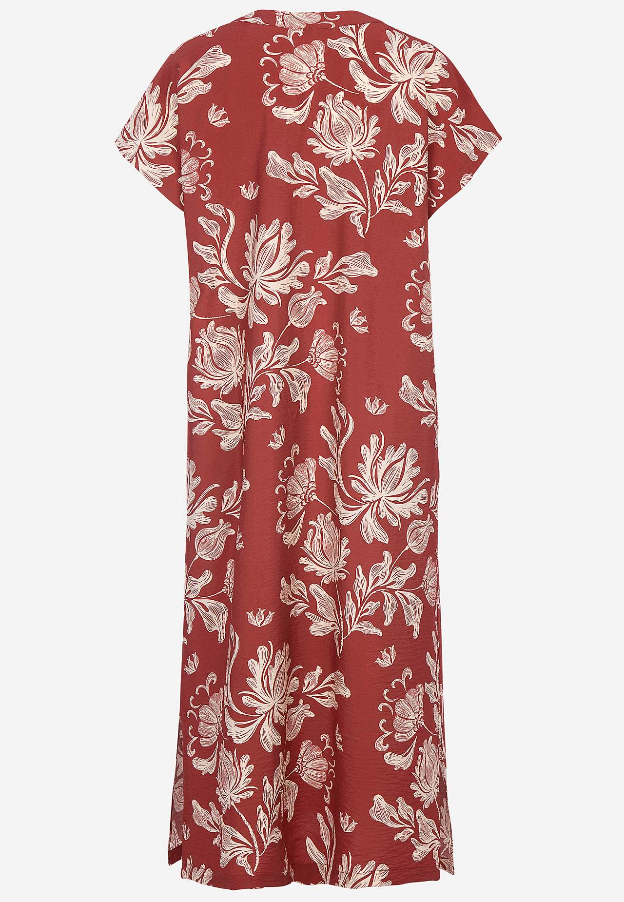 Patterned dress with pockets