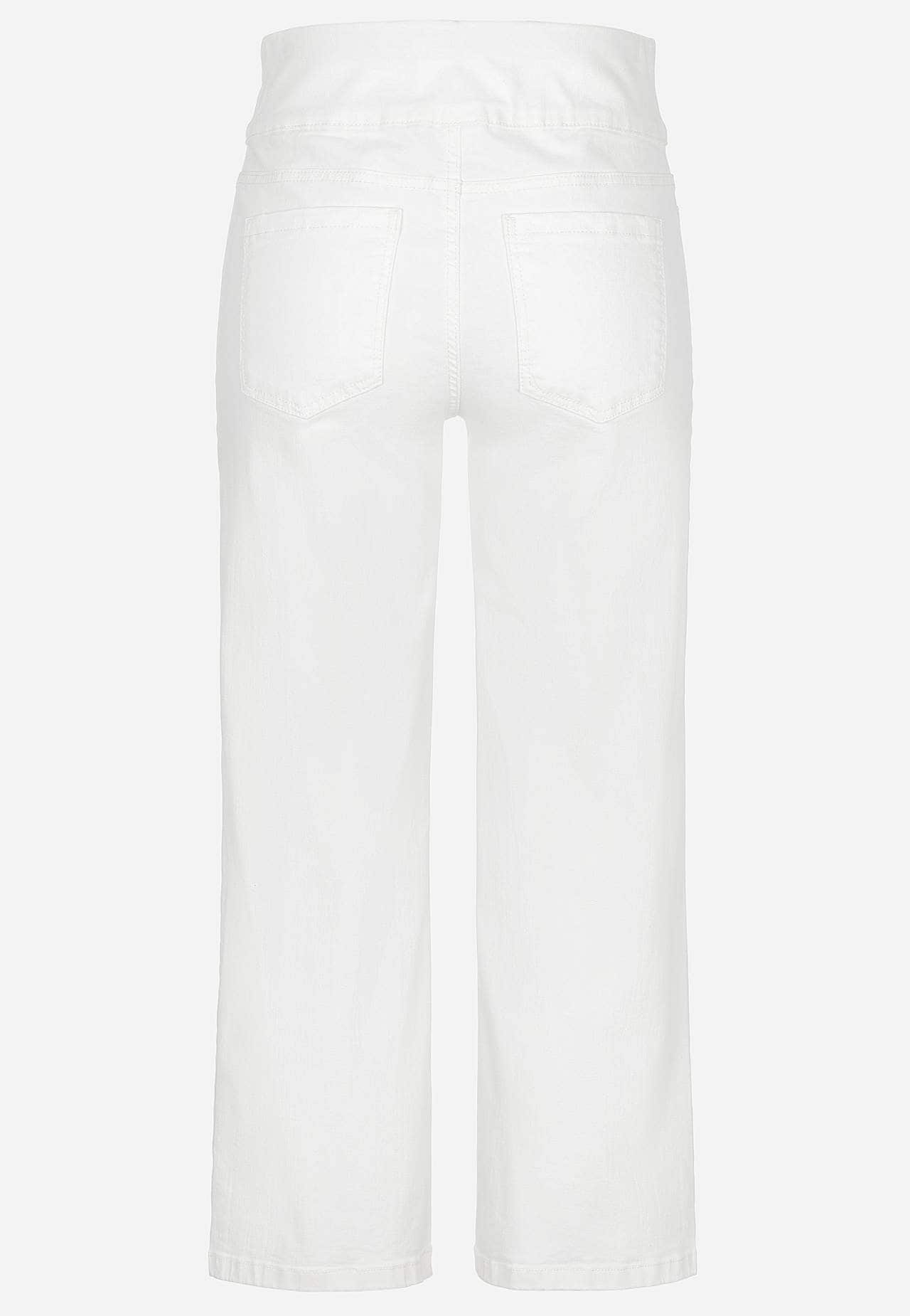 Wide ankle-length jeans with high rise Elisa