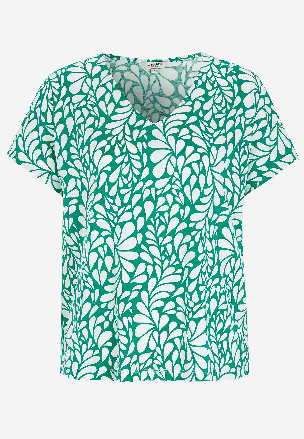 Jersey top with short sleeves