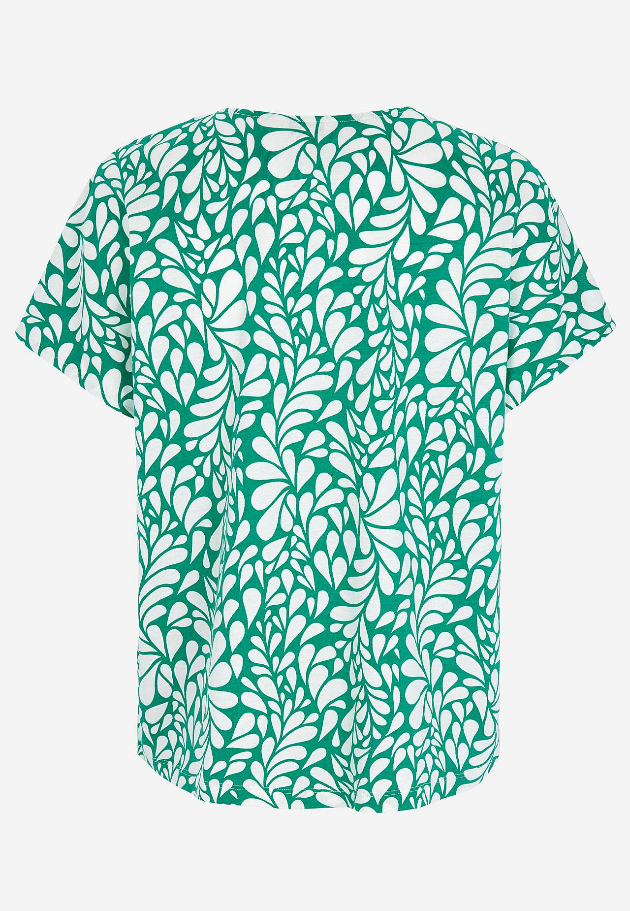 Jersey top with short sleeves