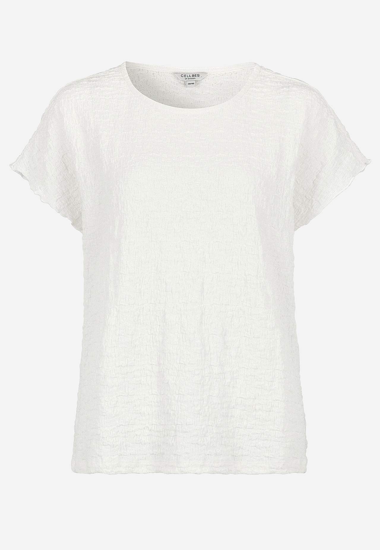 Jersey top with structure