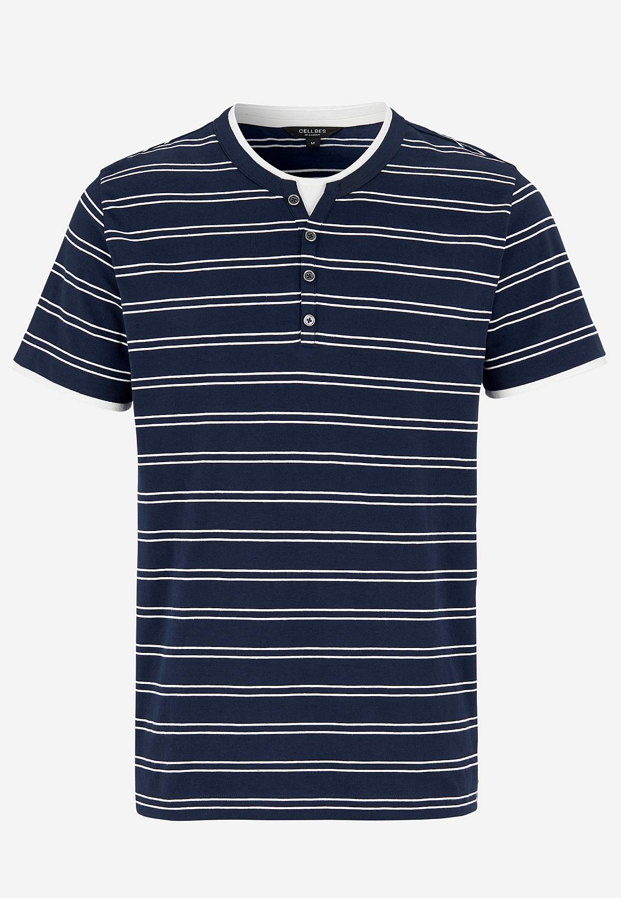 Stribet t-shirt billede