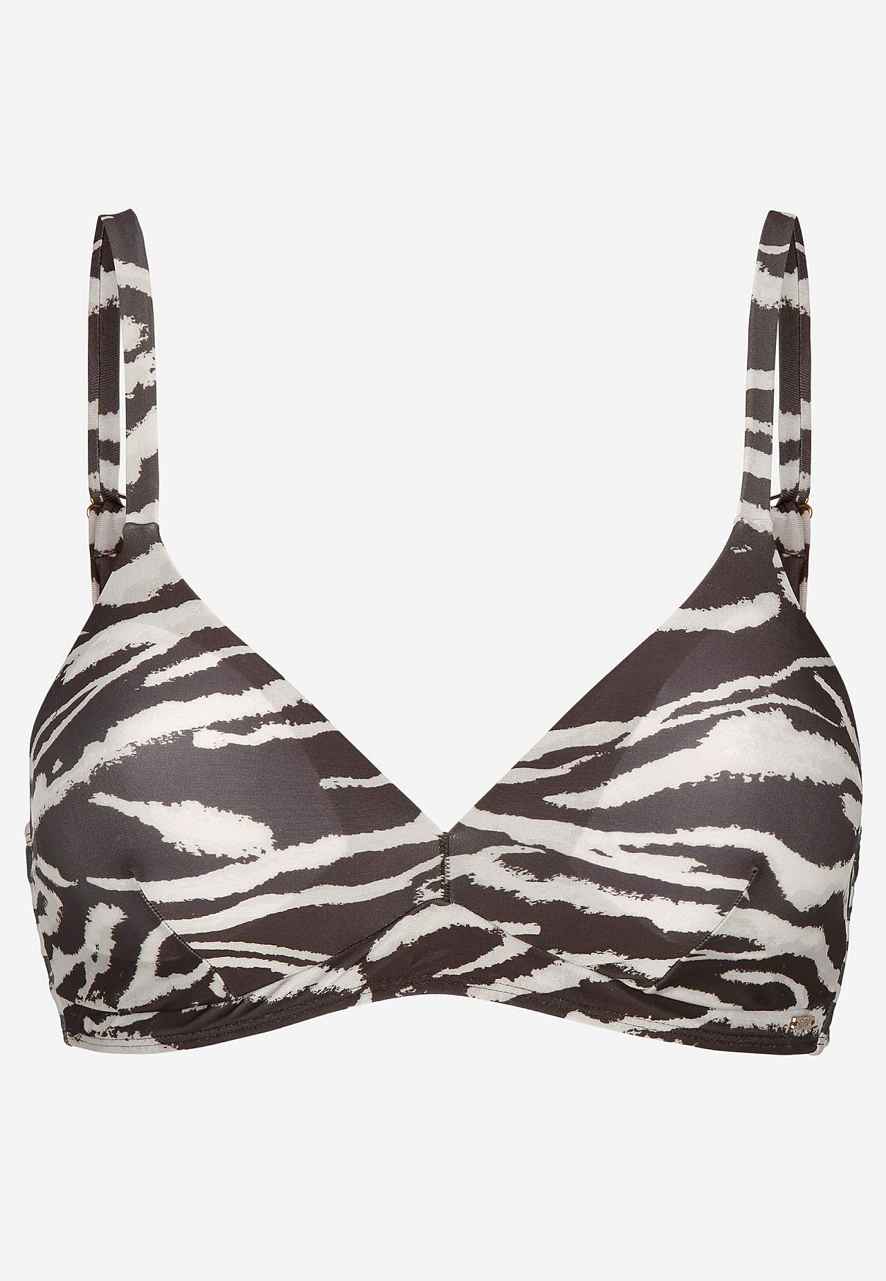 Mønstret bikini-bh