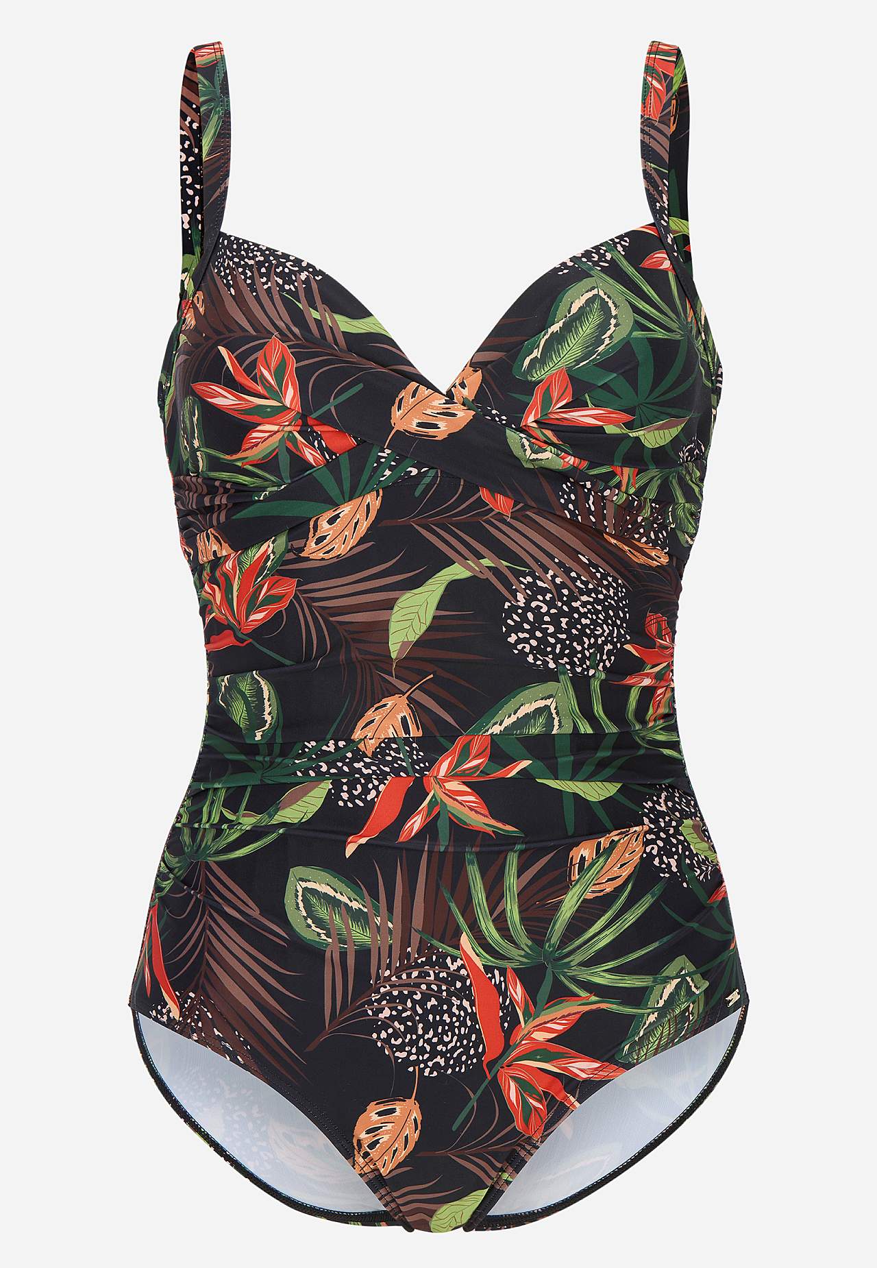 Patterned shaping swimsuit