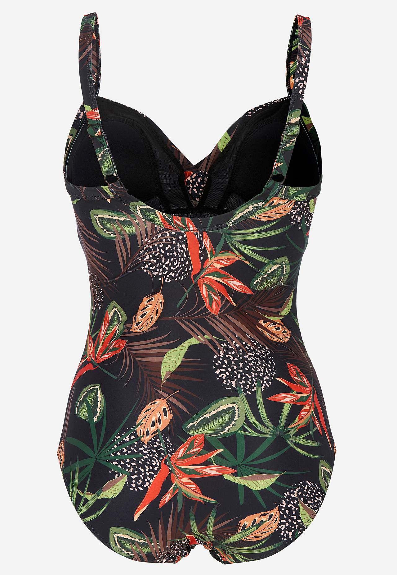 Patterned shaping swimsuit