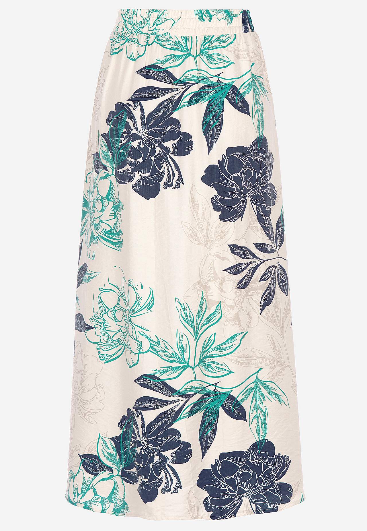 Floral skirt with pockets