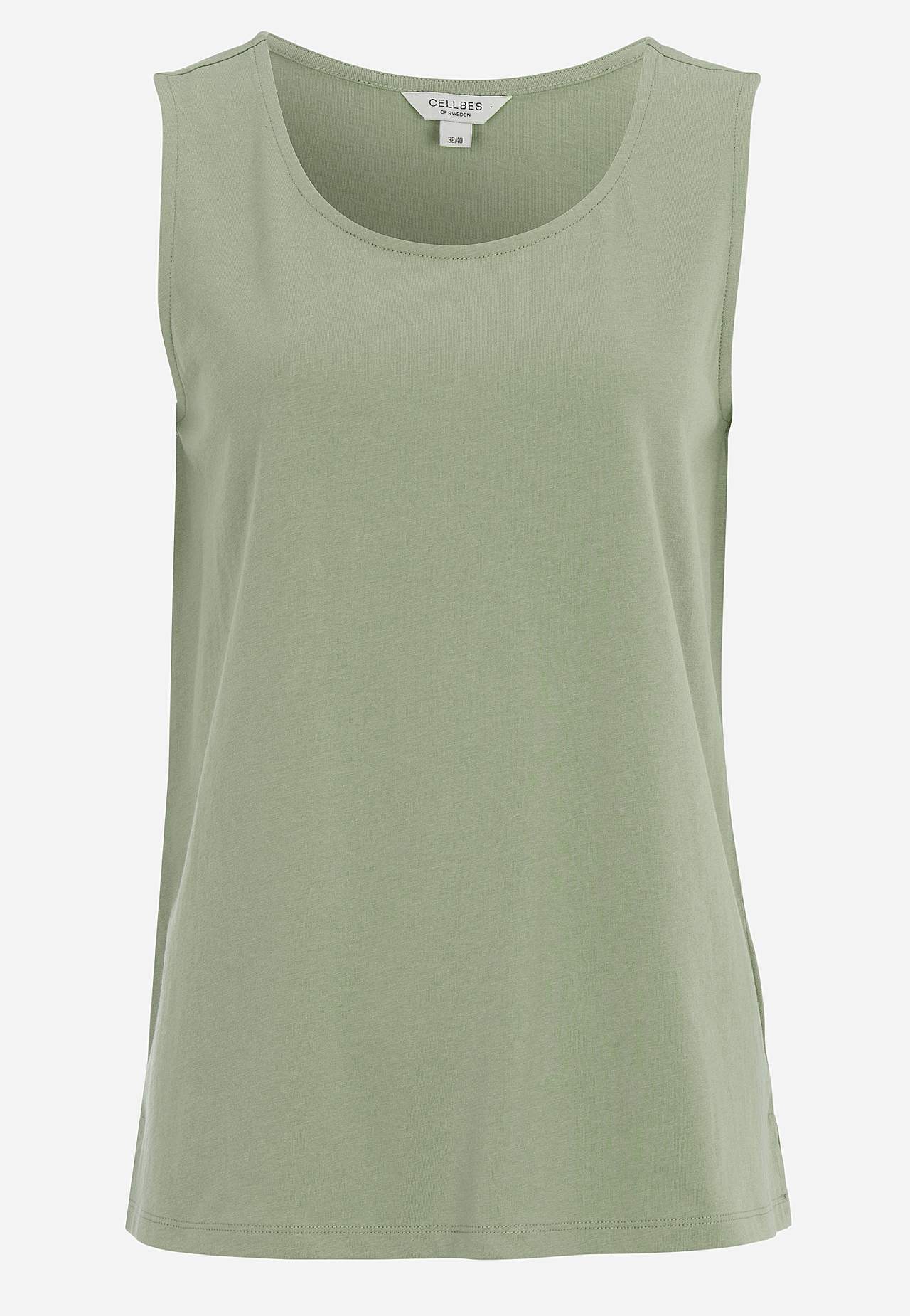 Tank top in soft, organic cotton