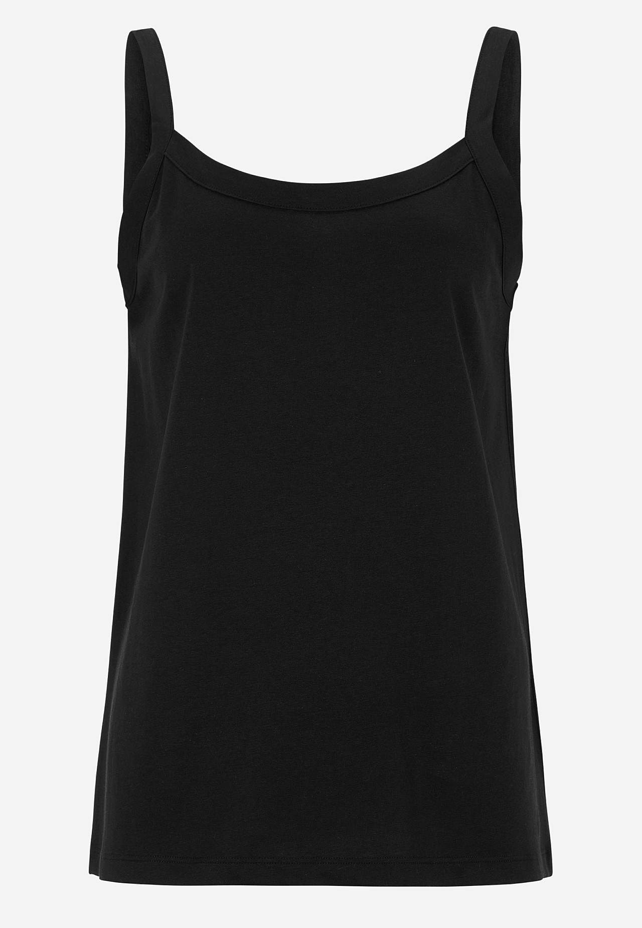 Jersey tank top in viscose blend 2-pack