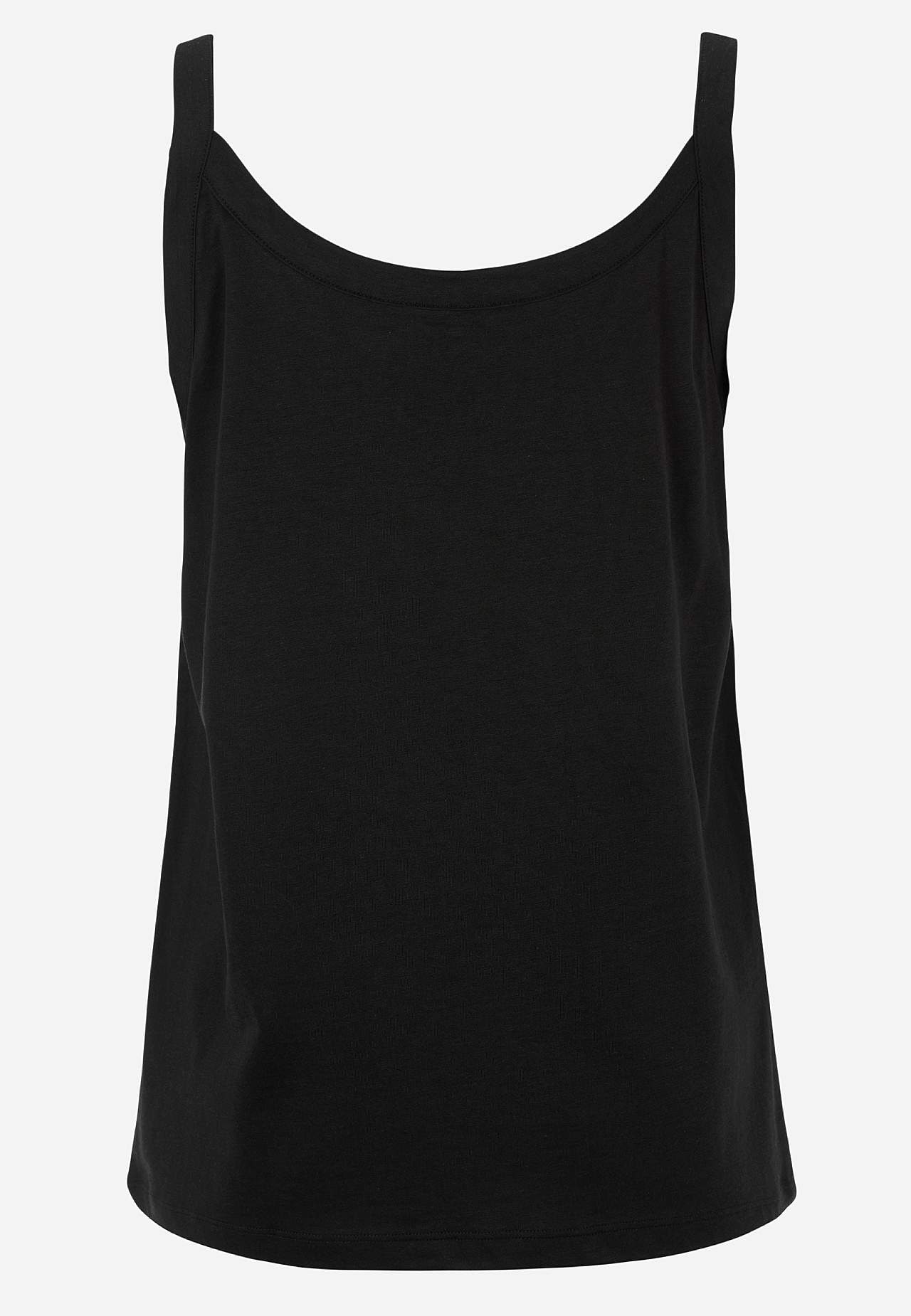Jersey tank top in viscose blend 2-pack