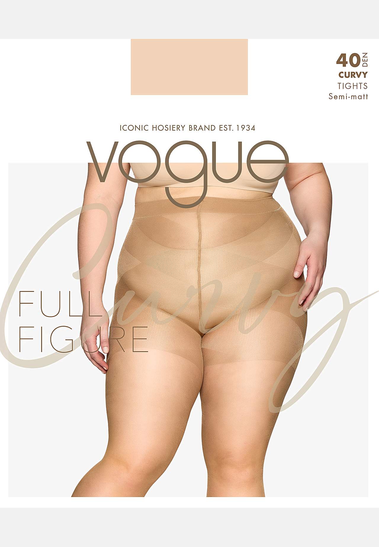 Halvmatt strumpbyxa 40 denier Curvy