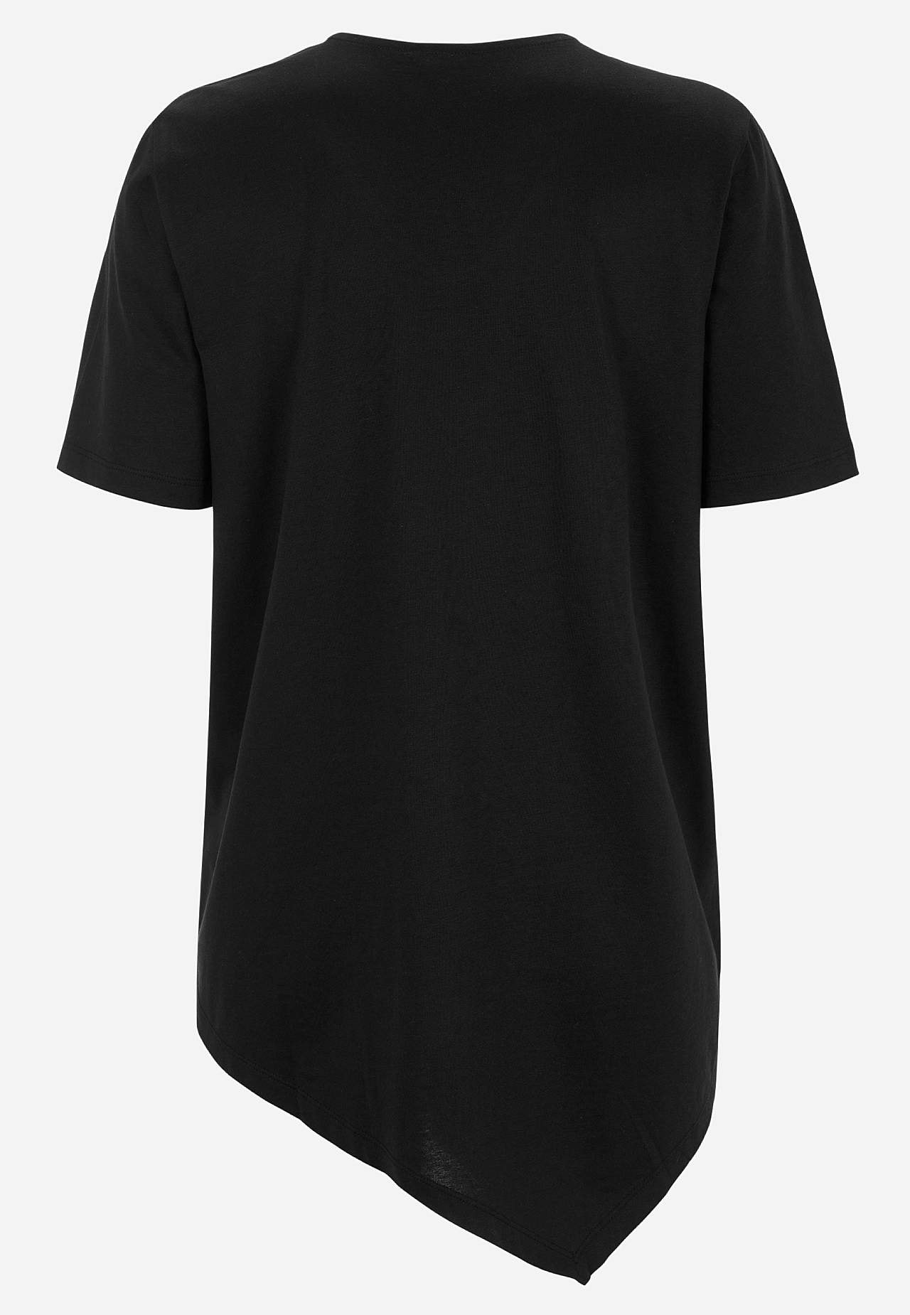 Jersey tuniq with short sleeves