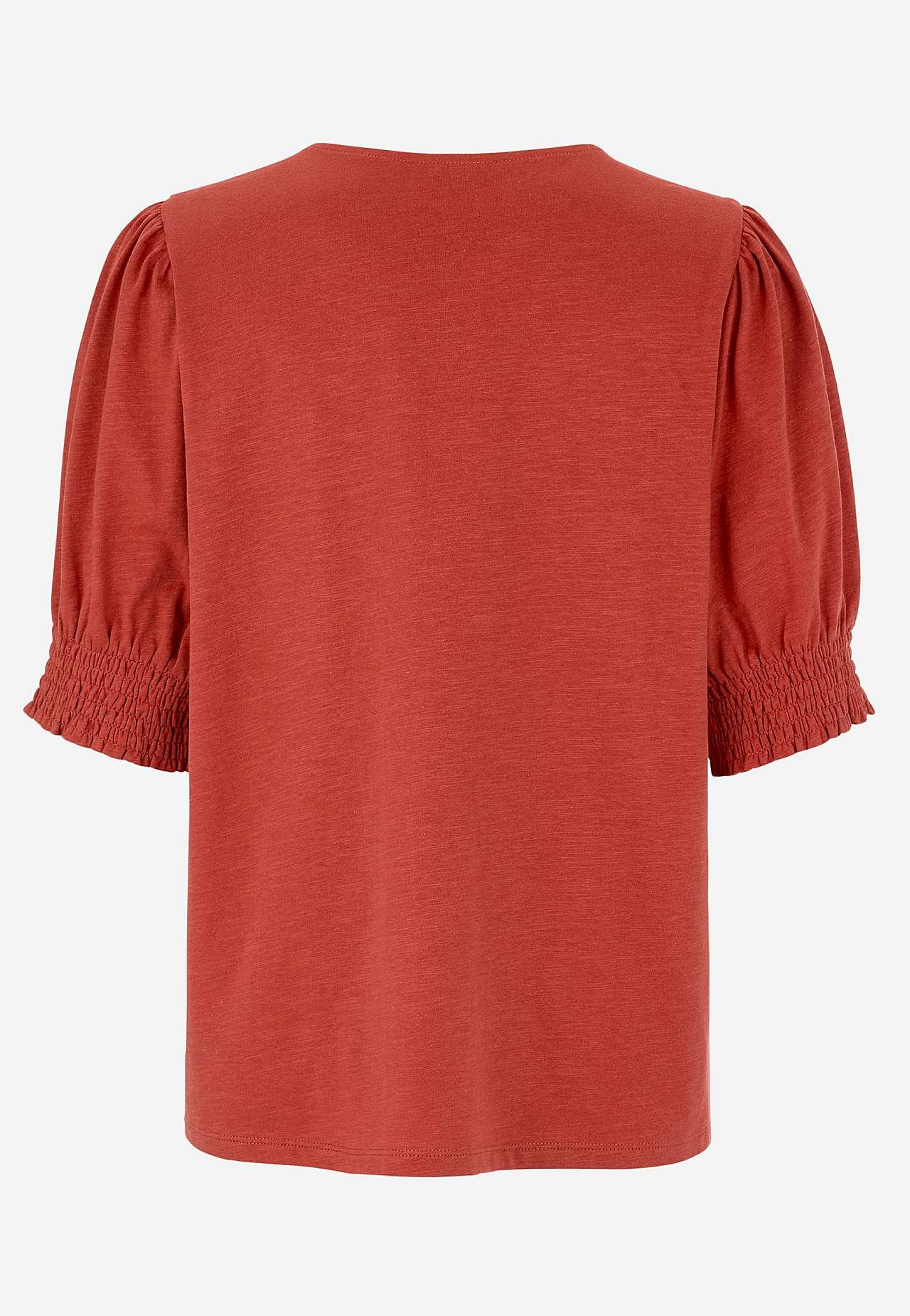 Jersey top with buttons