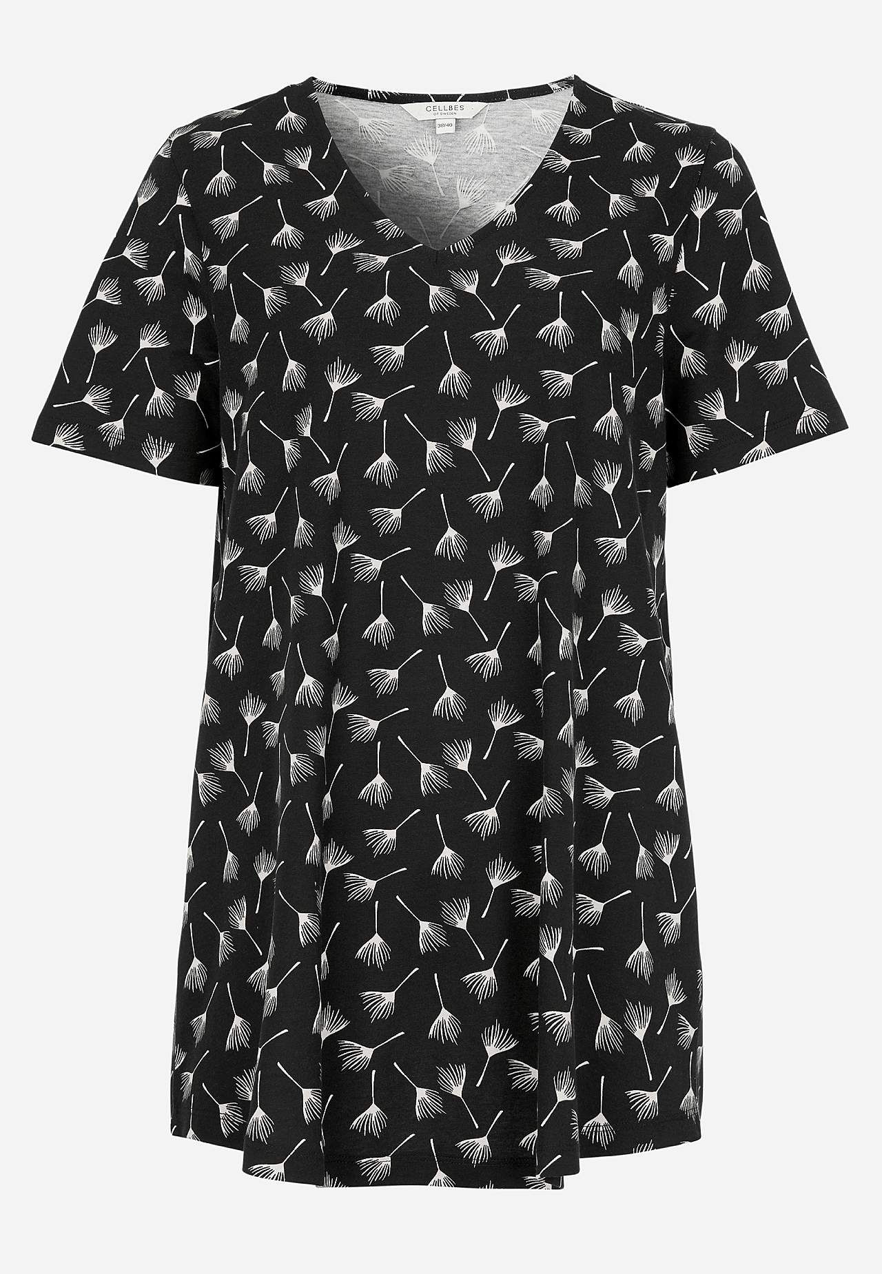 Short-sleeved jersey tuniq