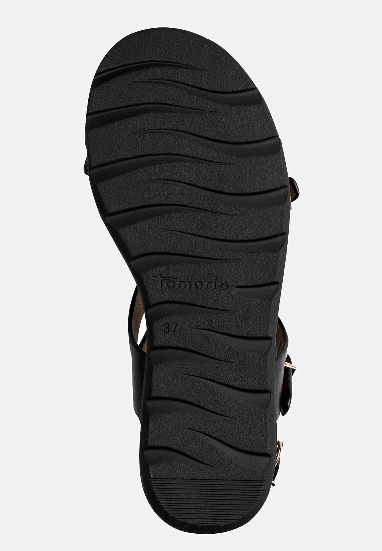Skinnsandal med smala remmar