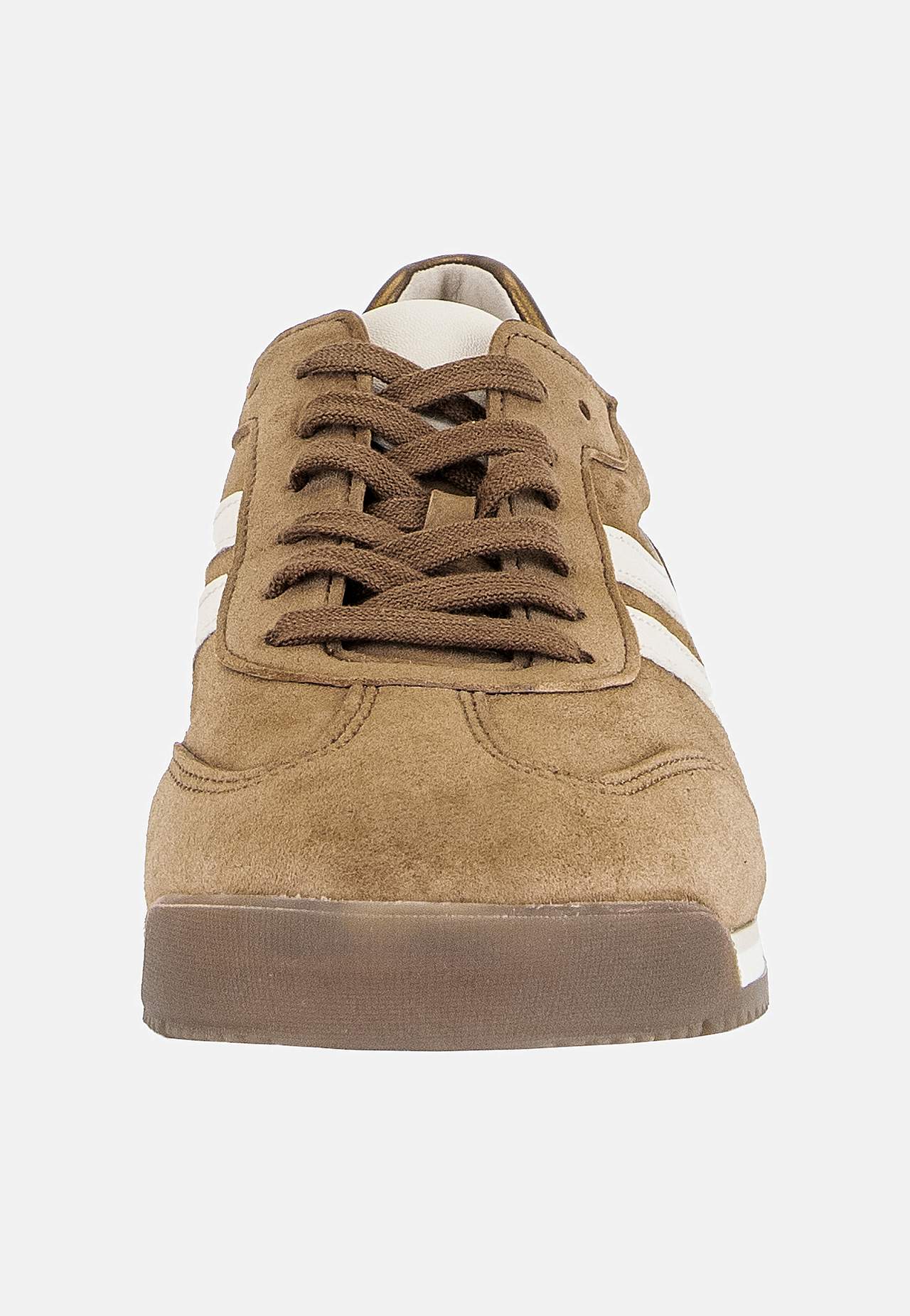 Sneaker i mocka med snörning