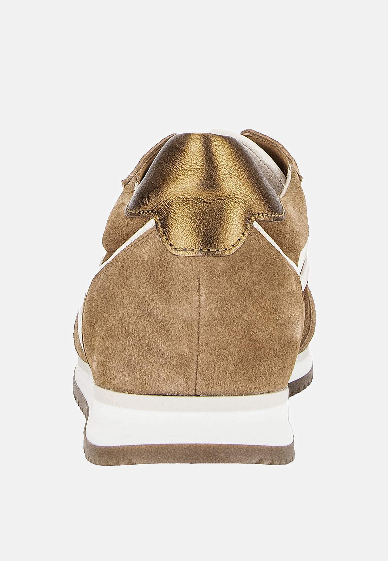 Sneaker i mocka med snörning