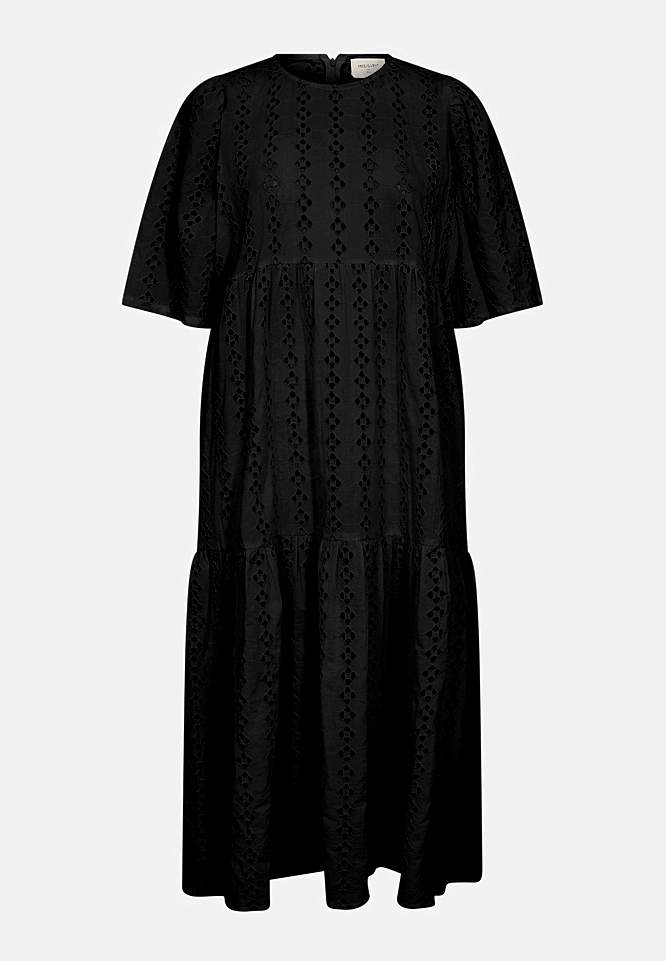 Kjole med broderi