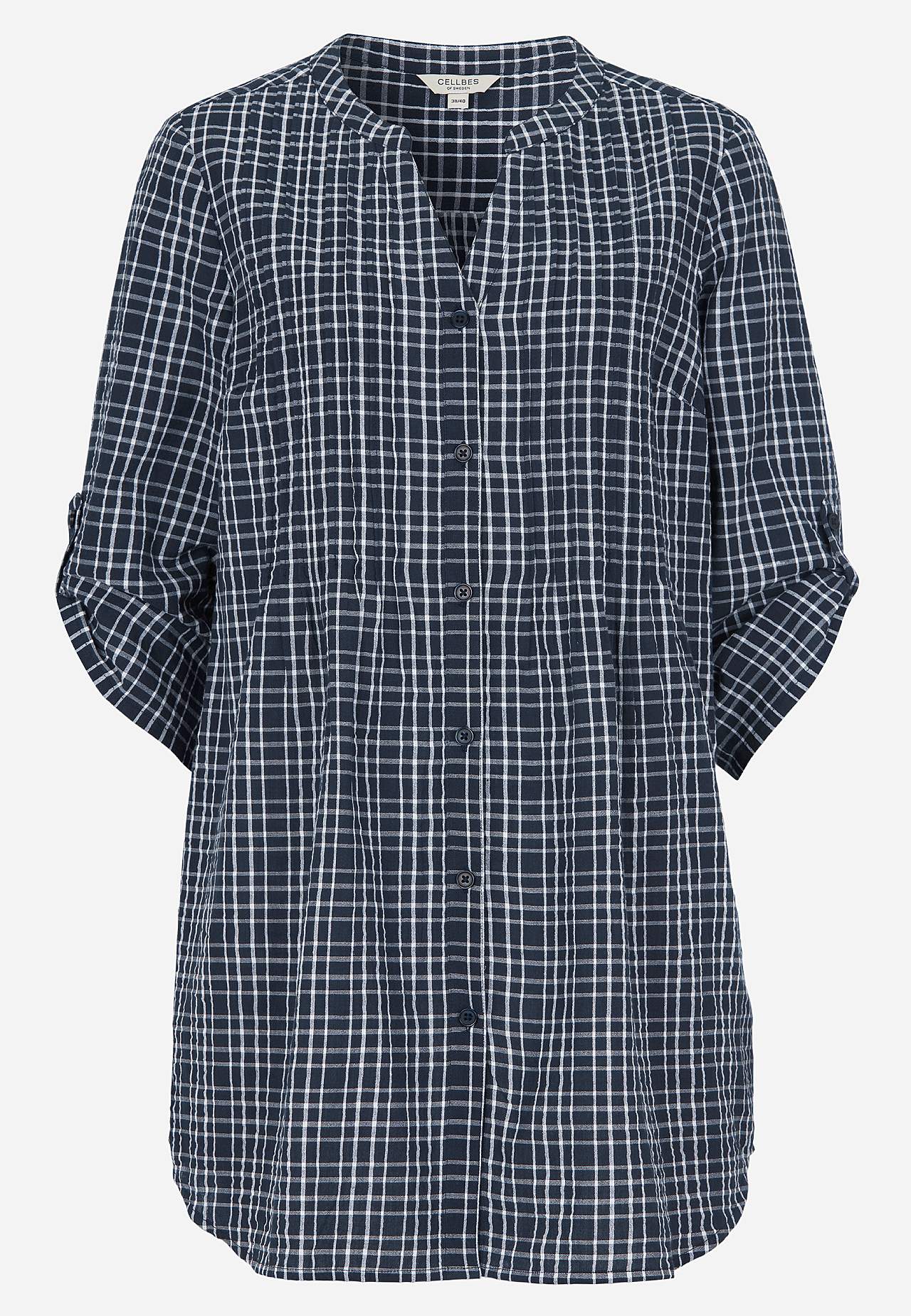 Tunic in seersucker