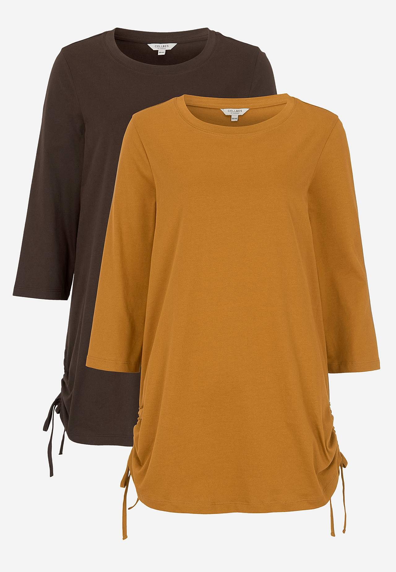 Jersey tuniq with drawstring 2-pack